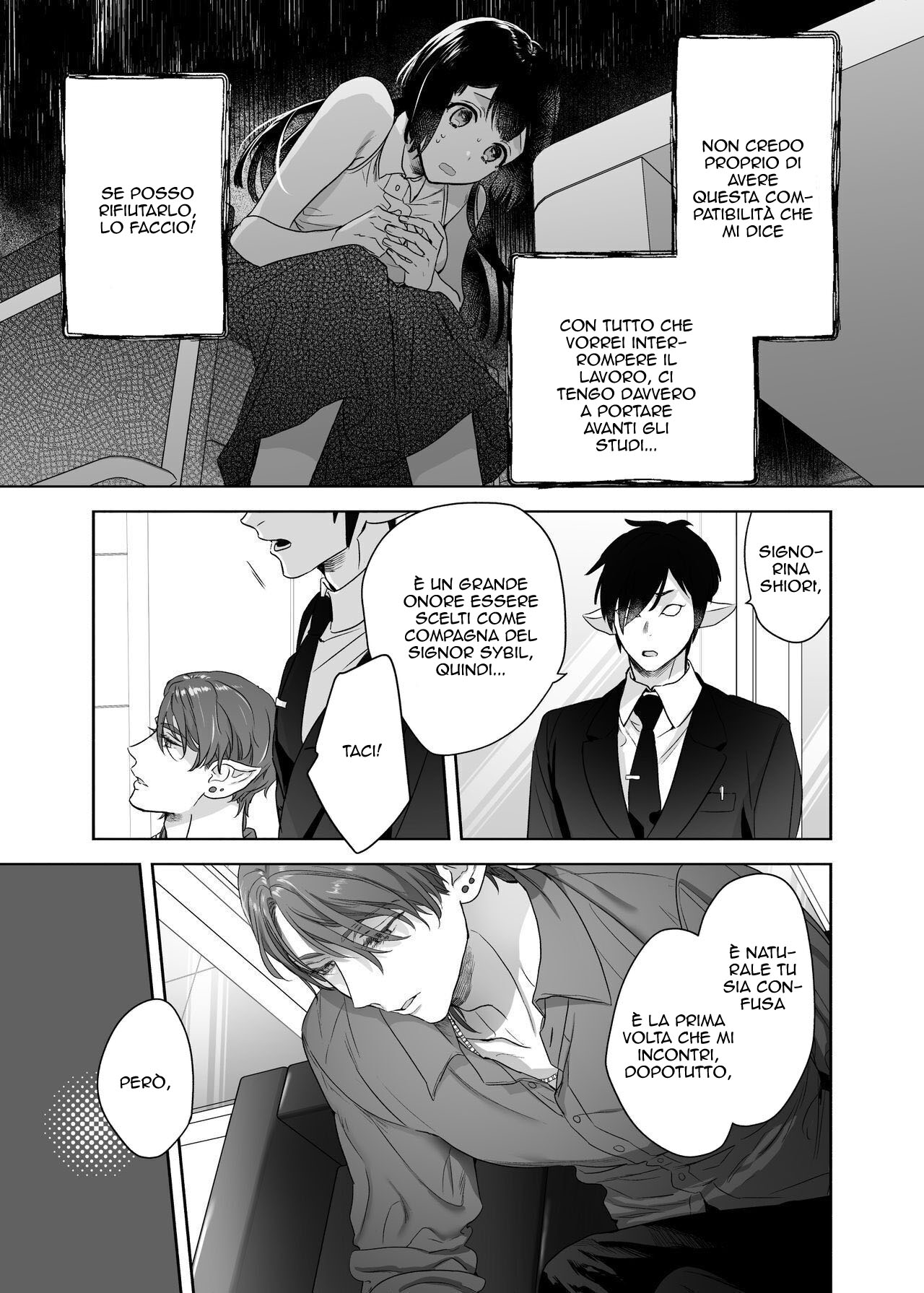 [Kimi ni Shuushin (Burger Sand Kimi)] Uchuu no Siso-sama no Tugai ni Naru shika Nai! | Il Polisposo [Italian] 图片编号 9