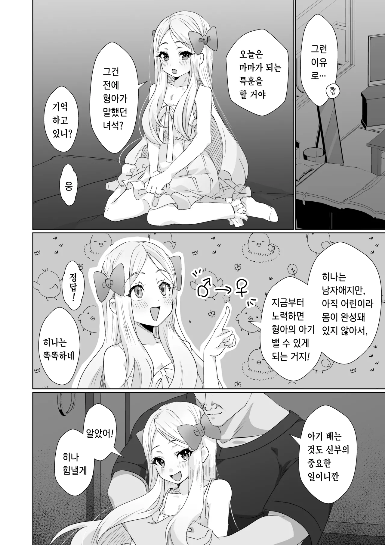[Chunchuya (Kawaya Toto)] Hina wa Oyomesan no Hina | 히나는 신부의 병아리 [Korean] [팀 마스터] [Digital] image number 5