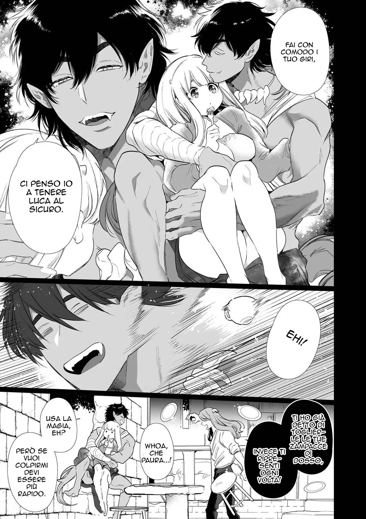 [Yatomomin (Yamamoto Tomomitsu)] Mede little Roy ~Ochikobore Majo no Shoutai wa, Seieki (Maryouku) o Kate to suru Saikyou no Akuma deshita.~ [Italian] image number 12