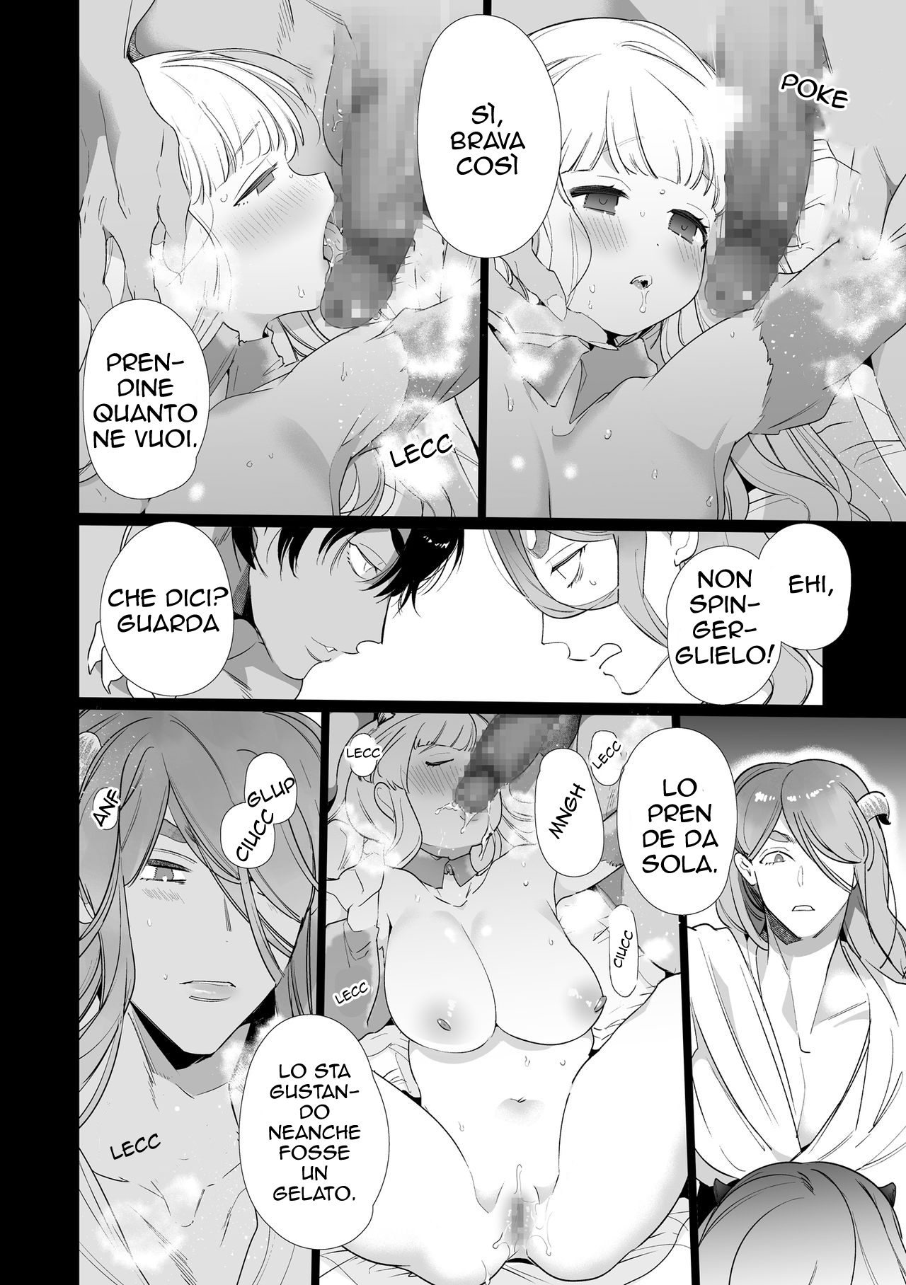 [Yatomomin (Yamamoto Tomomitsu)] Mede little Roy ~Ochikobore Majo no Shoutai wa, Seieki (Maryouku) o Kate to suru Saikyou no Akuma deshita.~ [Italian] image number 33