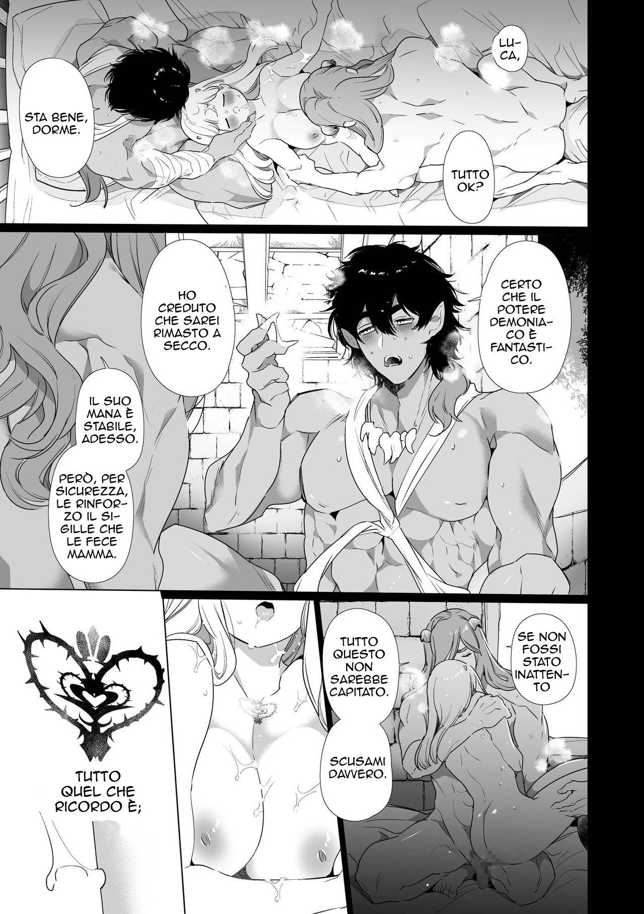 [Yatomomin (Yamamoto Tomomitsu)] Mede little Roy ~Ochikobore Majo no Shoutai wa, Seieki (Maryouku) o Kate to suru Saikyou no Akuma deshita.~ [Italian] image number 48