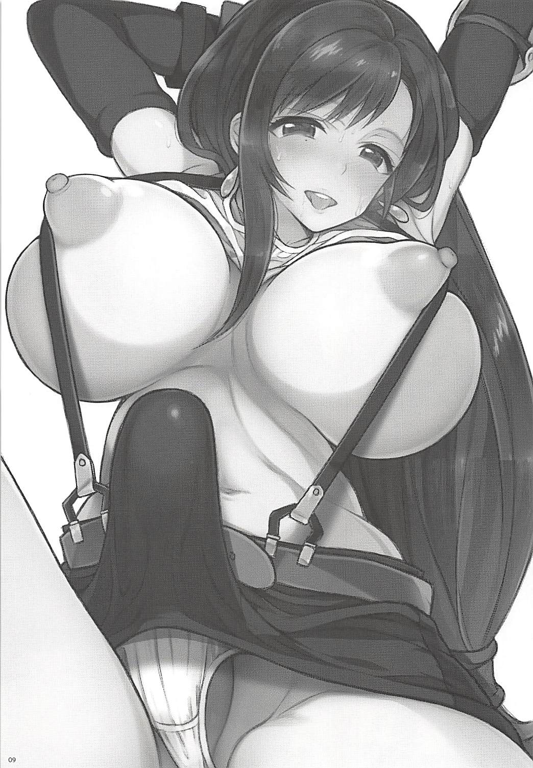 (Futaket 13) [Samurai Ninja GREENTEA] Futanari Doutei Tifa Soushuuhen -Tsuioku- Inran Mesu Chinpo Kairaku Ochi (Final Fantasy VII) [Chinese][IC个人汉化] image number 8
