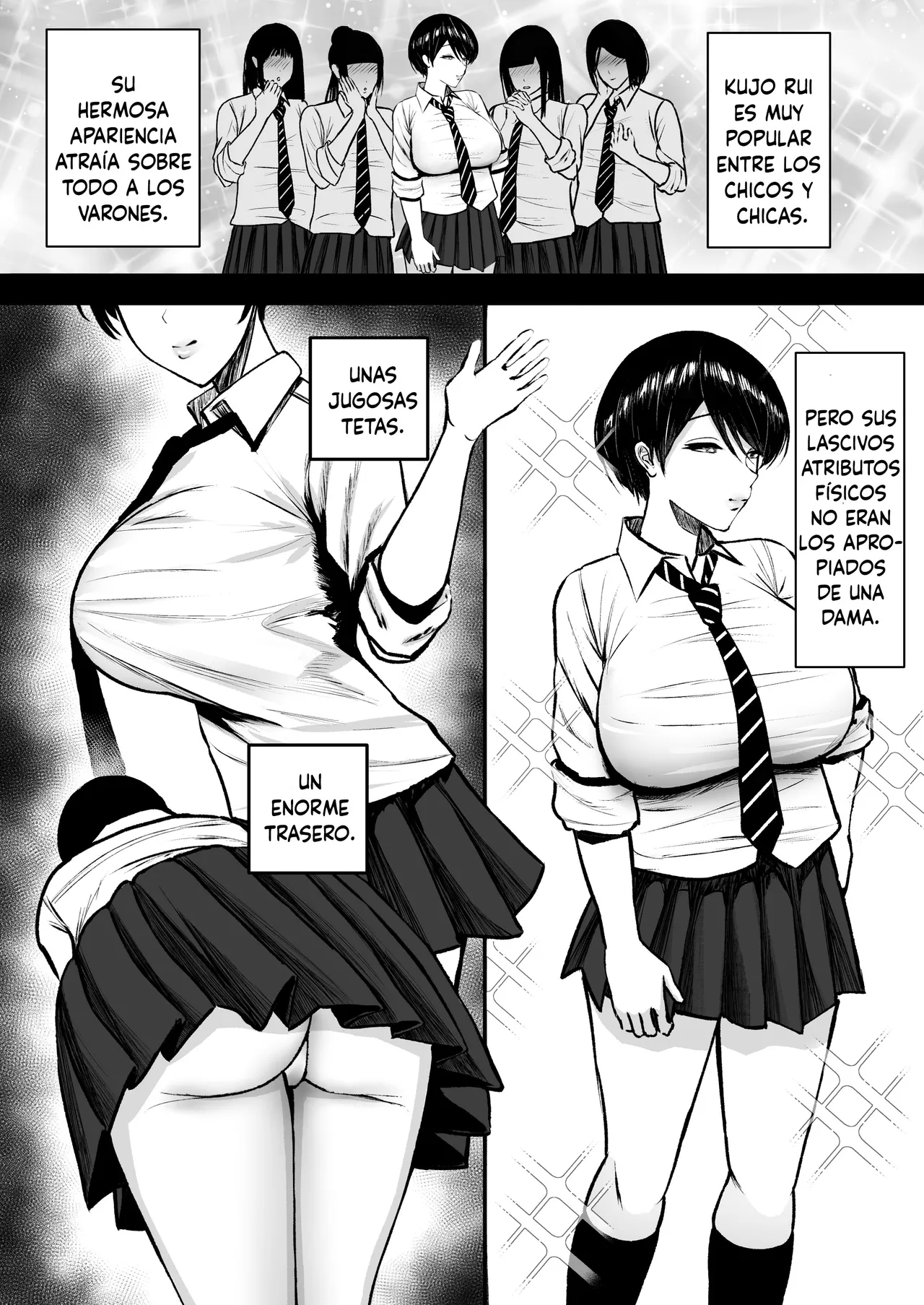 [Yutamaro (Nitake Yutamaro)] Mazo mesu 〜 gakuen no ōji-sama JK wa ura de Yari makuri 〜[Spanish] image number 5