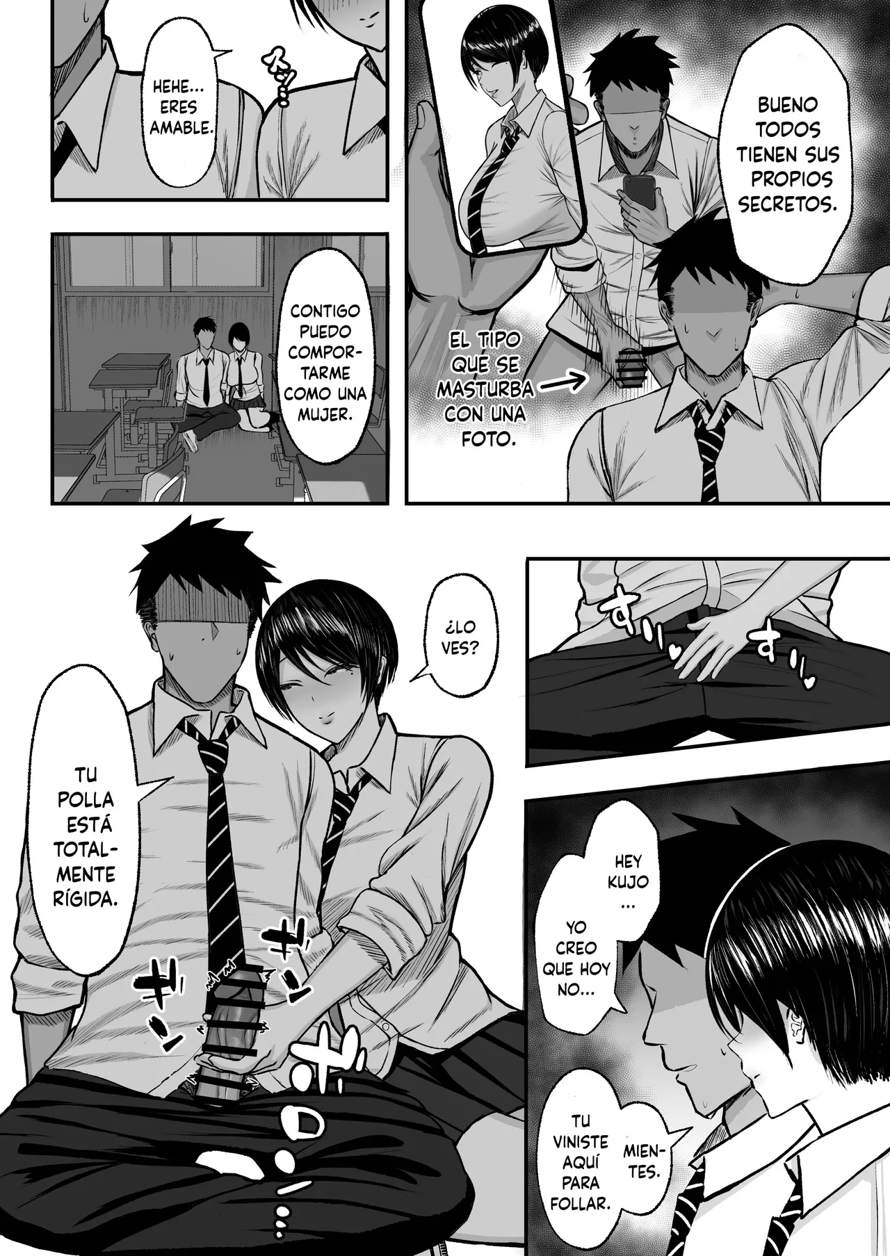 [Yutamaro (Nitake Yutamaro)] Mazo mesu 〜 gakuen no ōji-sama JK wa ura de Yari makuri 〜[Spanish] image number 19