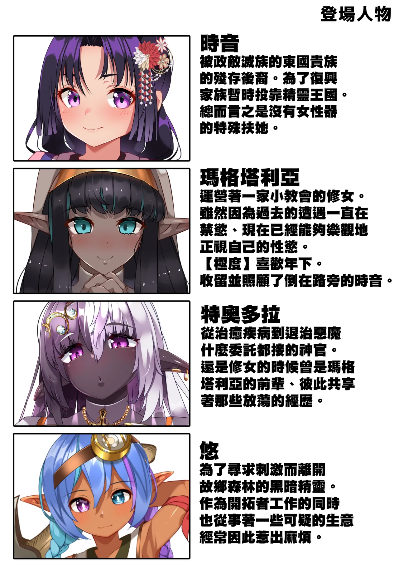 [Asakaze no Shizuku (Asakaze Abyss)] 帶把女孩、扶她暗精靈和小人化·胎內回歸/Dickgirl to Futanari Dark Elf to Kobito-ka - Tainai Kaiki. [Chinese] [沒有漢化] [Ongoing] numero di immagine  3