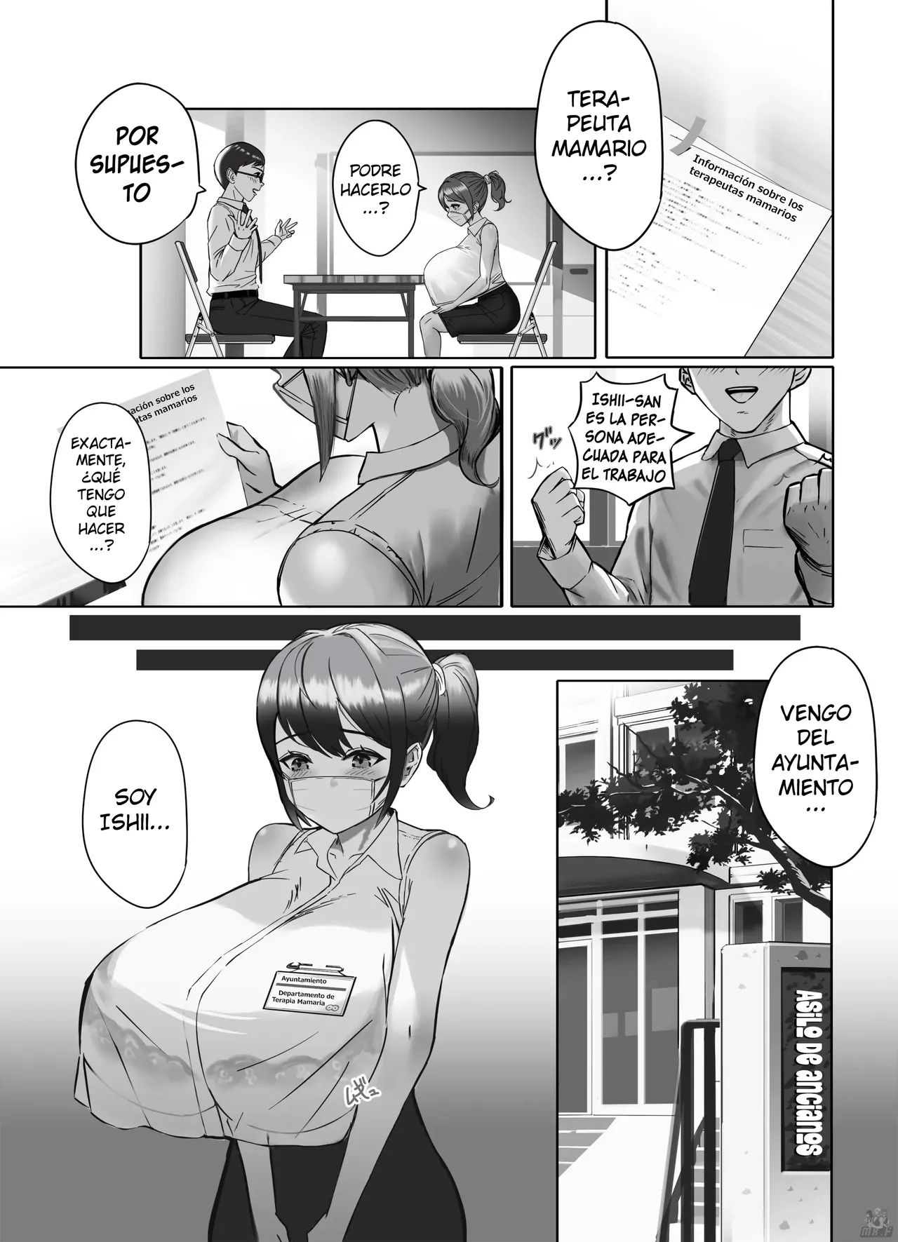 [masamasa] Oppai no Ooki na Nekura no Watashi ga Shigoto-chuu ni Inran ni Natte Shimatta Hanashi｜La Historia De Cómo Yo, Una Chica Sombría De Grandes Pechos, Me Volví Lasciva En El Trabajo [Spanish] [KnightsMighty] 图片编号 3