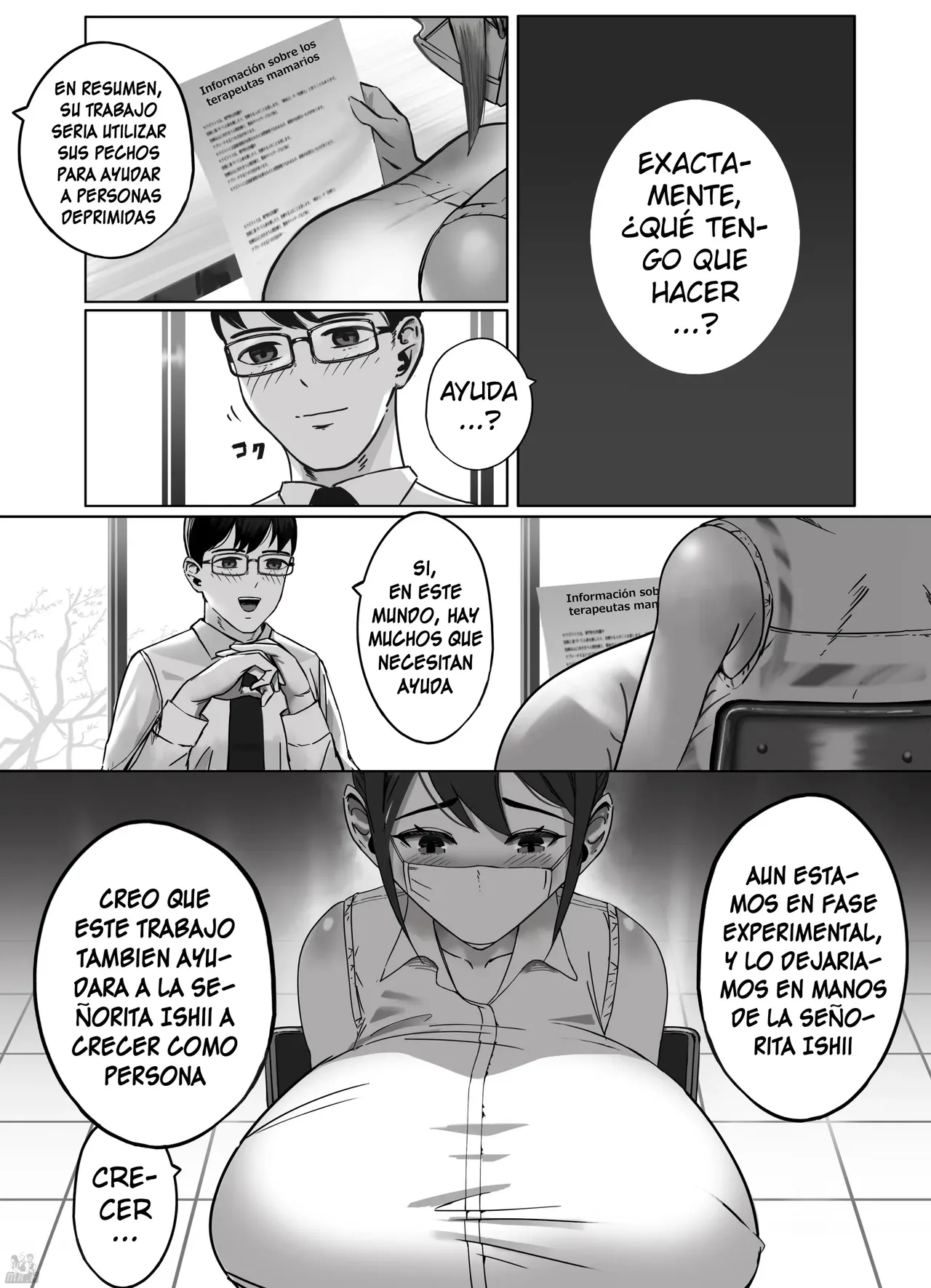 [masamasa] Oppai no Ooki na Nekura no Watashi ga Shigoto-chuu ni Inran ni Natte Shimatta Hanashi｜La Historia De Cómo Yo, Una Chica Sombría De Grandes Pechos, Me Volví Lasciva En El Trabajo [Spanish] [KnightsMighty] 图片编号 24