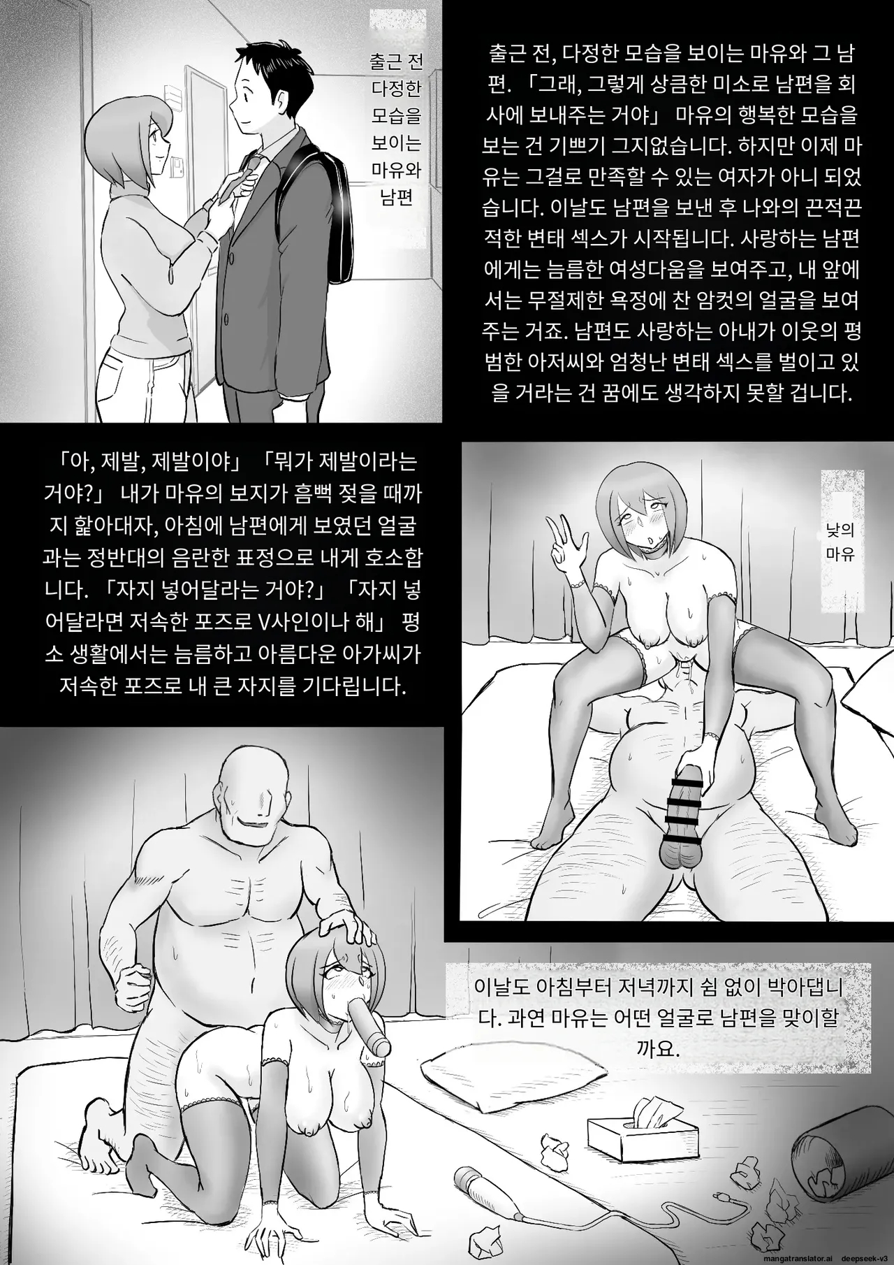 마키는 다정한 남편을 위해, 마유는 거근 가진 남편을 위해 [A.I 번역] 图片编号 116