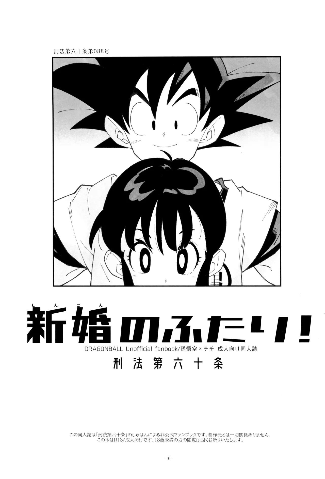 [Article 60 of Criminal Code (Shuhan)] Shinkon no futari! (Dragon Ball Z) 图片编号 3
