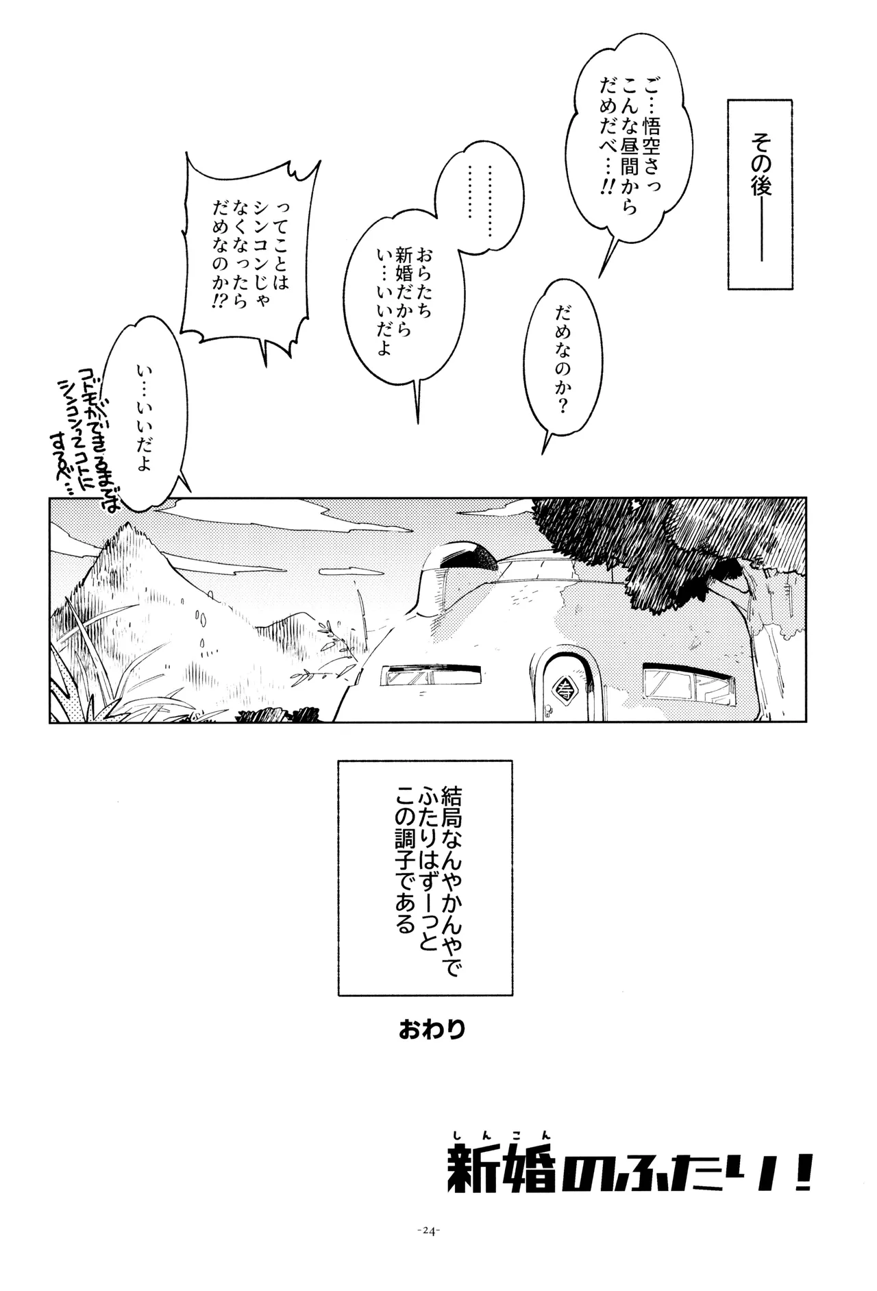 [Article 60 of Criminal Code (Shuhan)] Shinkon no futari! (Dragon Ball Z) 图片编号 24