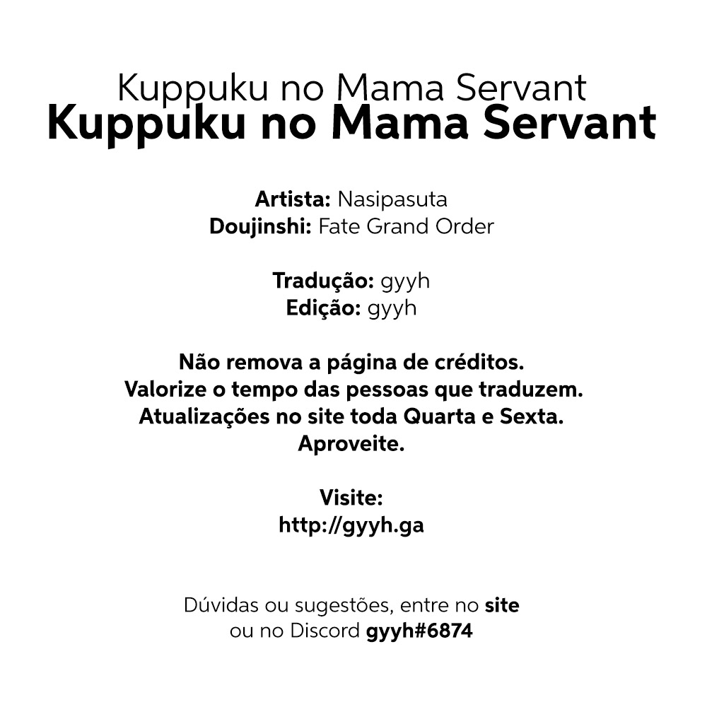 (C93) [Nasi-pasuya (Nasipasuta)] Kuppuku no Mama Servant (Fate/Grand Order) [Portuguese-BR] 2eme image