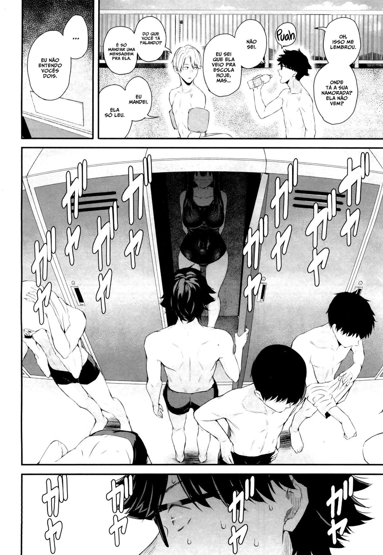 [Shioroku] Wakatsuki, Mask o Totteyo! <in the locker> (COMIC Mugen Tensei 2019-02) [Portuguese-BR] {gyyh.ga} [Digital] image number 4