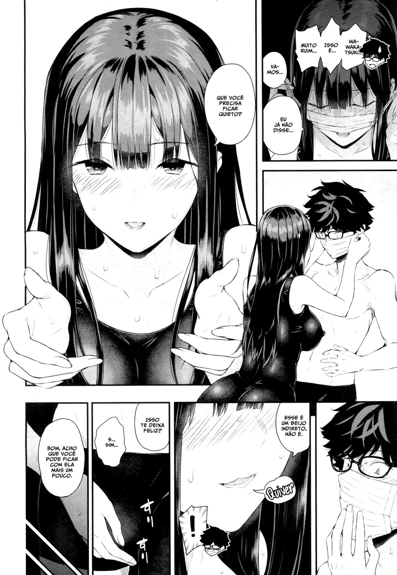 [Shioroku] Wakatsuki, Mask o Totteyo! <in the locker> (COMIC Mugen Tensei 2019-02) [Portuguese-BR] {gyyh.ga} [Digital] image number 16