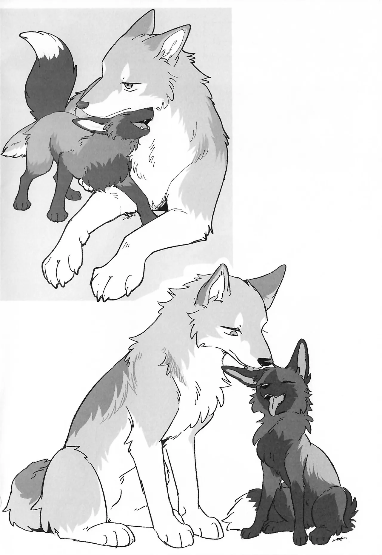 (Kemoket 16) [Kaiten ParaDOGs (Minaga Tsukune)] The Sassy Little Fox and Wolf-kun 图片编号 15