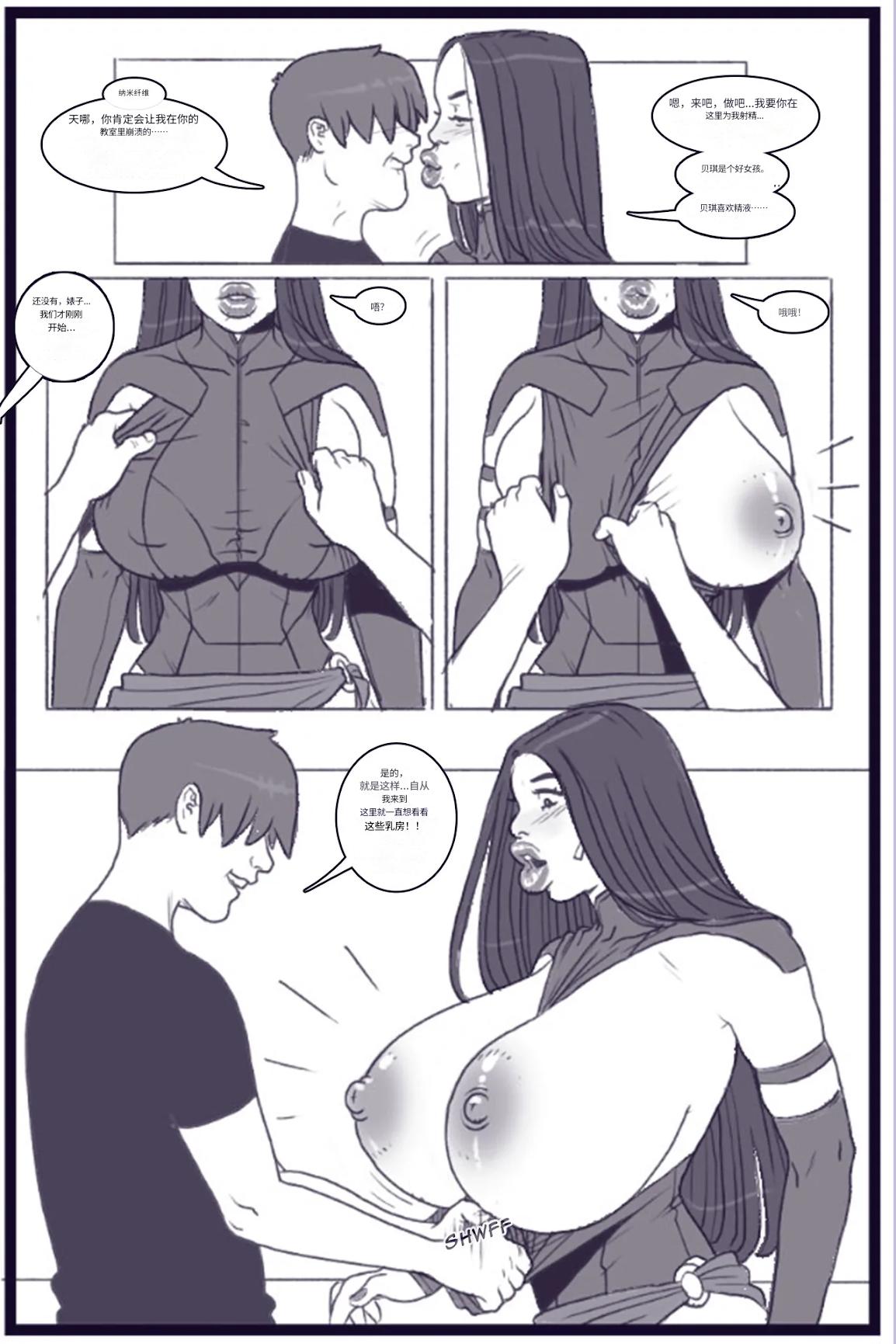 X_Academy_Bimbofied_-_Psylocke个人机翻 image number 38