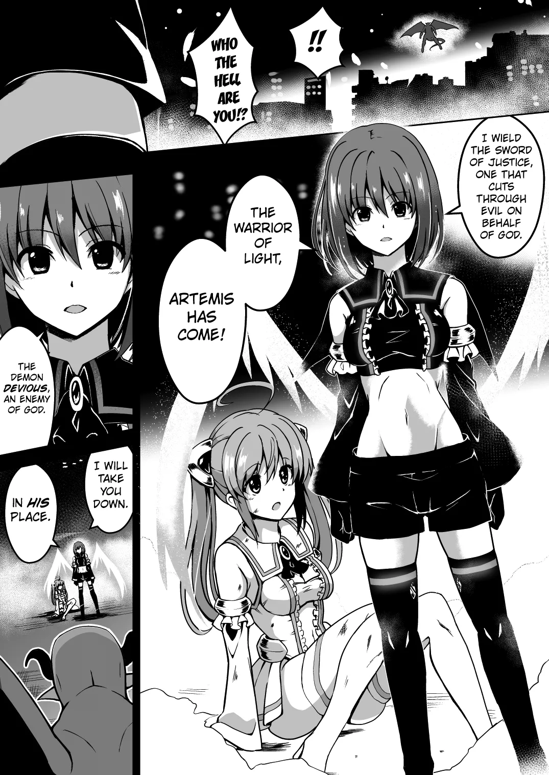 [Milk Dipper] Rankou Tenshi Arutemisu ~ Nakama o Toraware Akuma ni Okasa Reta Shōjo no Matsuro ~ [English] [Kuraudo] image number 4