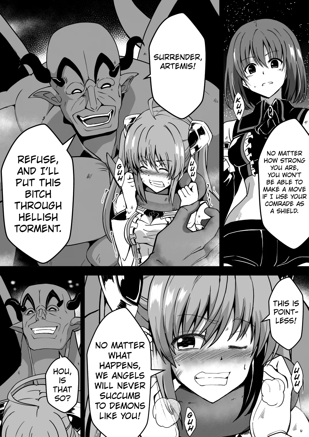 [Milk Dipper] Rankou Tenshi Arutemisu ~ Nakama o Toraware Akuma ni Okasa Reta Shōjo no Matsuro ~ [English] [Kuraudo] image number 11