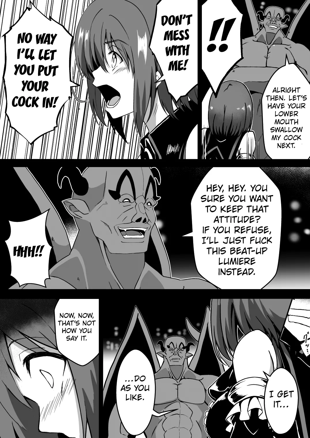 [Milk Dipper] Rankou Tenshi Arutemisu ~ Nakama o Toraware Akuma ni Okasa Reta Shōjo no Matsuro ~ [English] [Kuraudo] image number 21