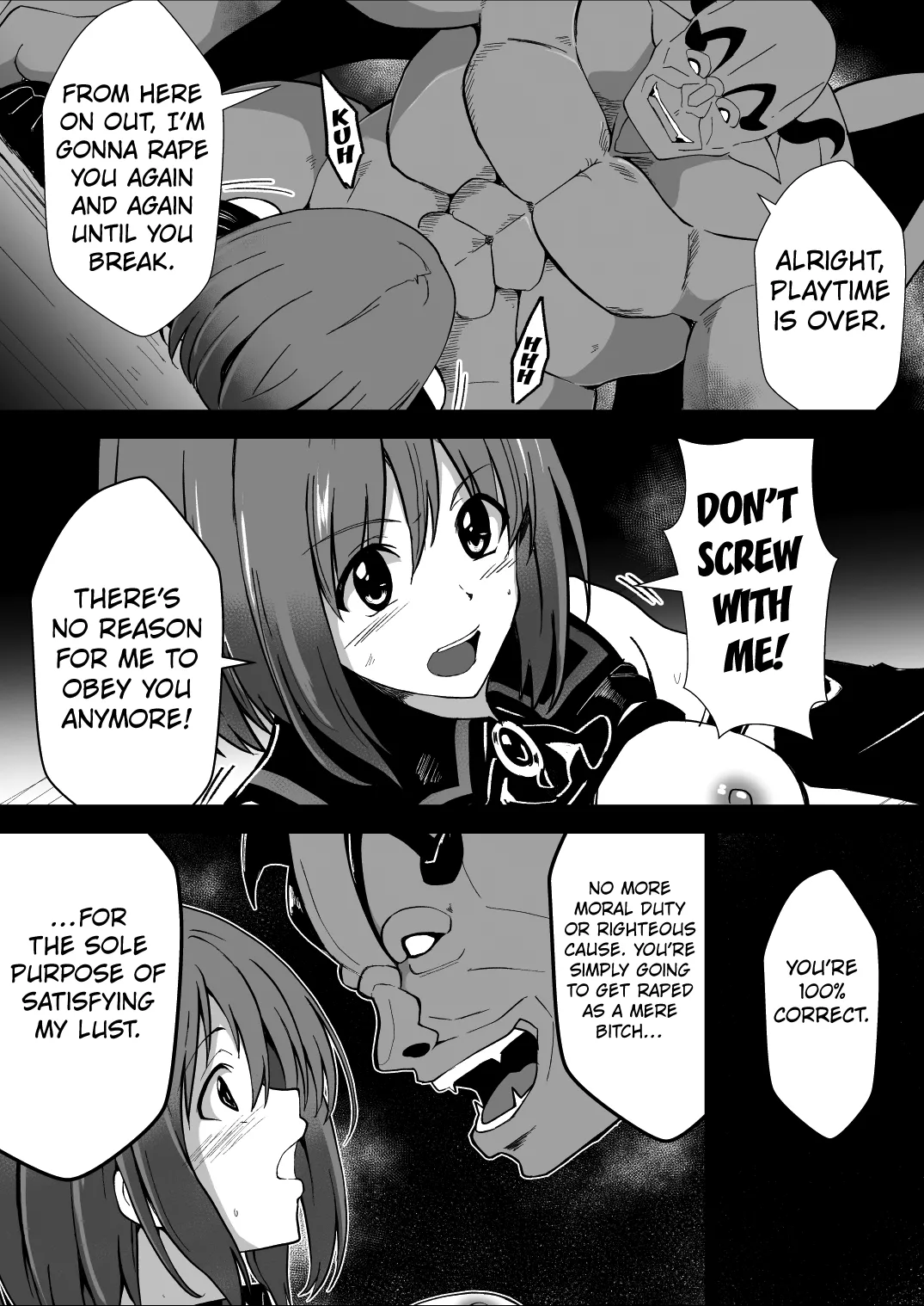 [Milk Dipper] Rankou Tenshi Arutemisu ~ Nakama o Toraware Akuma ni Okasa Reta Shōjo no Matsuro ~ [English] [Kuraudo] image number 58