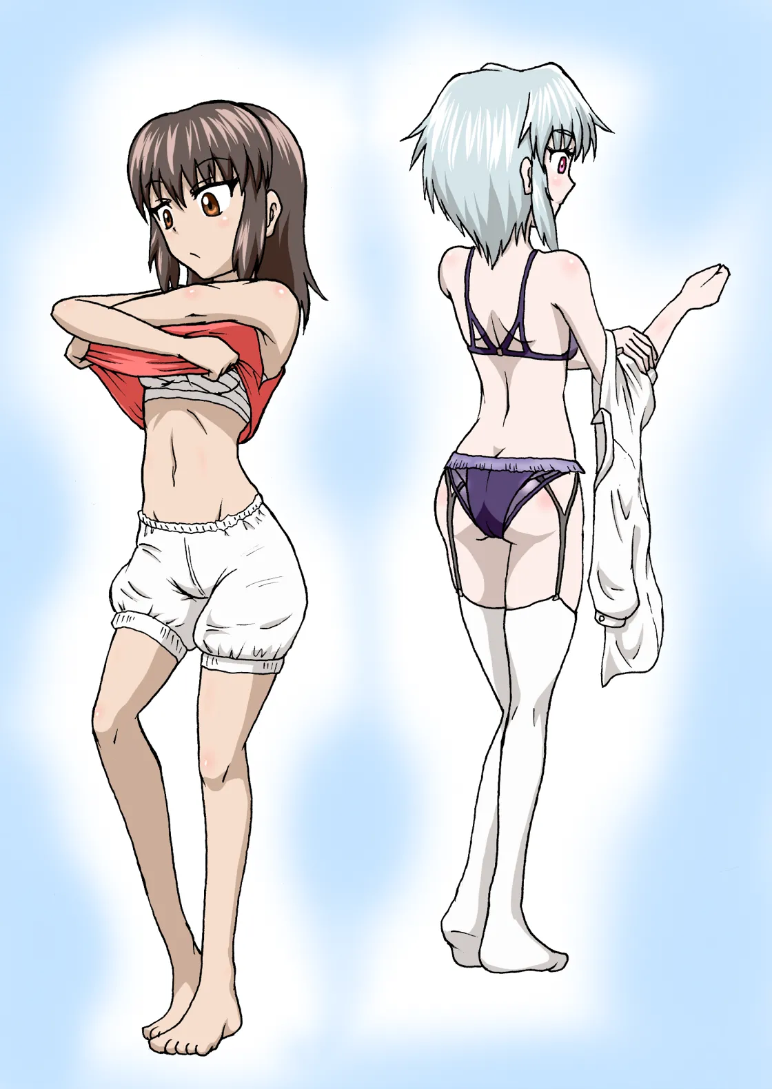 [Isurusdo (Aozame Takao)]【Masking】Reimu⇔Sakuya numero di immagine  3