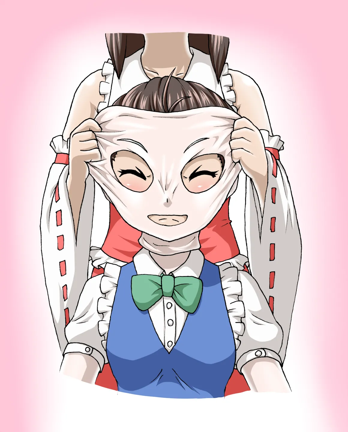 [Isurusdo (Aozame Takao)]【Masking】Reimu⇔Sakuya numero di immagine  22