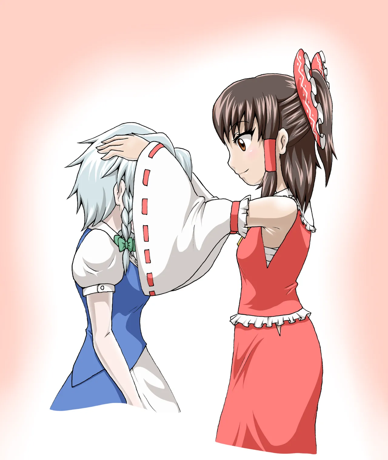 [Isurusdo (Aozame Takao)]【Masking】Reimu⇔Sakuya numero di immagine  26