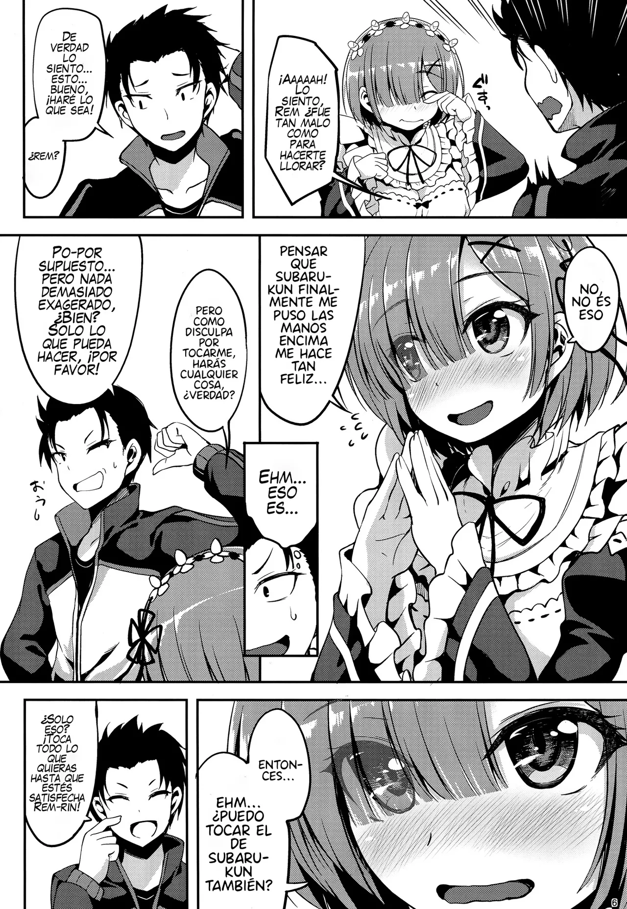 (C90) [Mugen@WORKS (Akiduki Akina)] Zero kara Hajimeru Rem to no Sei Seikatsu (Re:Zero kara Hajimeru Isekai Seikatsu)[Spanish] numero di immagine  5