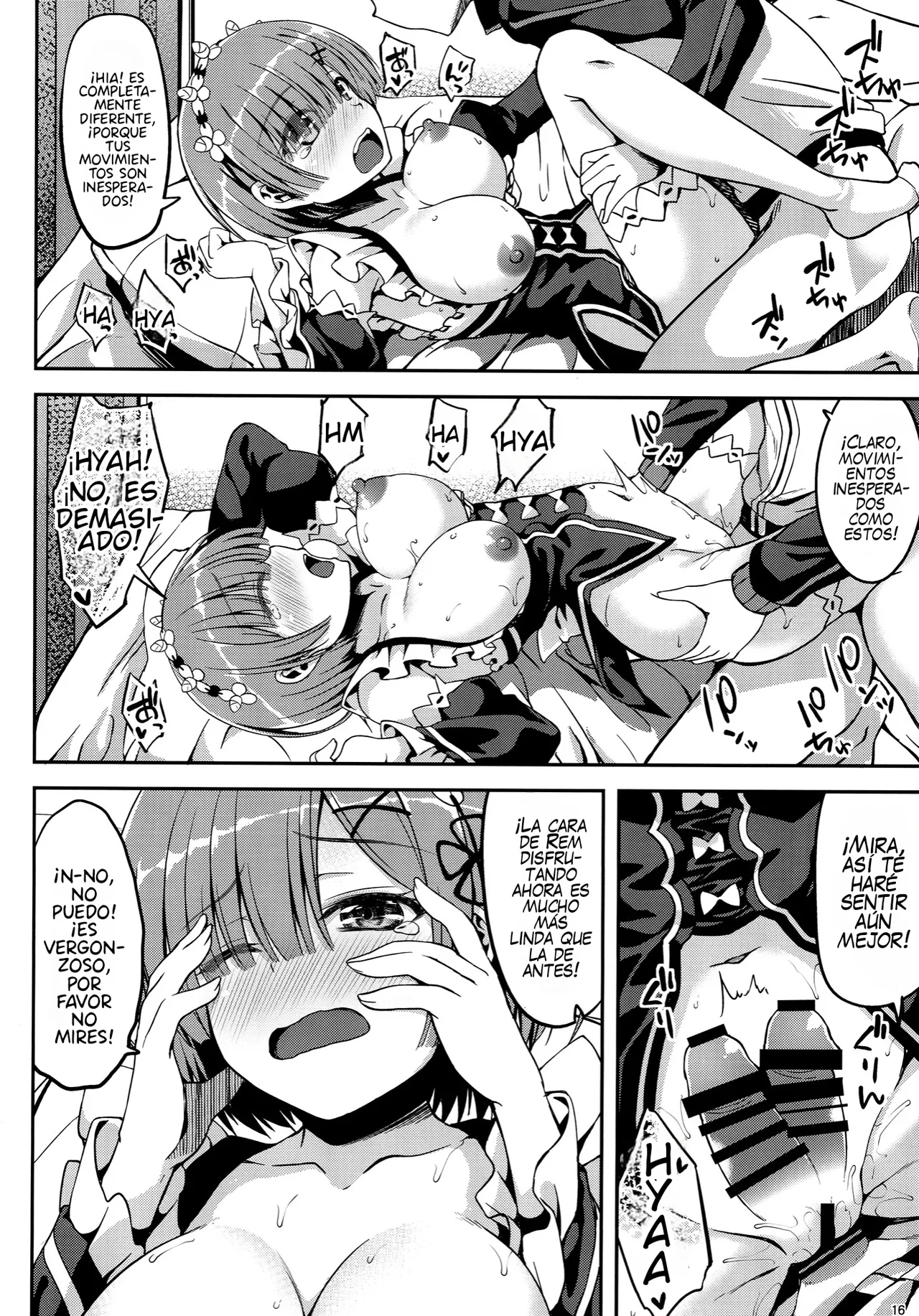 (C90) [Mugen@WORKS (Akiduki Akina)] Zero kara Hajimeru Rem to no Sei Seikatsu (Re:Zero kara Hajimeru Isekai Seikatsu)[Spanish] numero di immagine  15