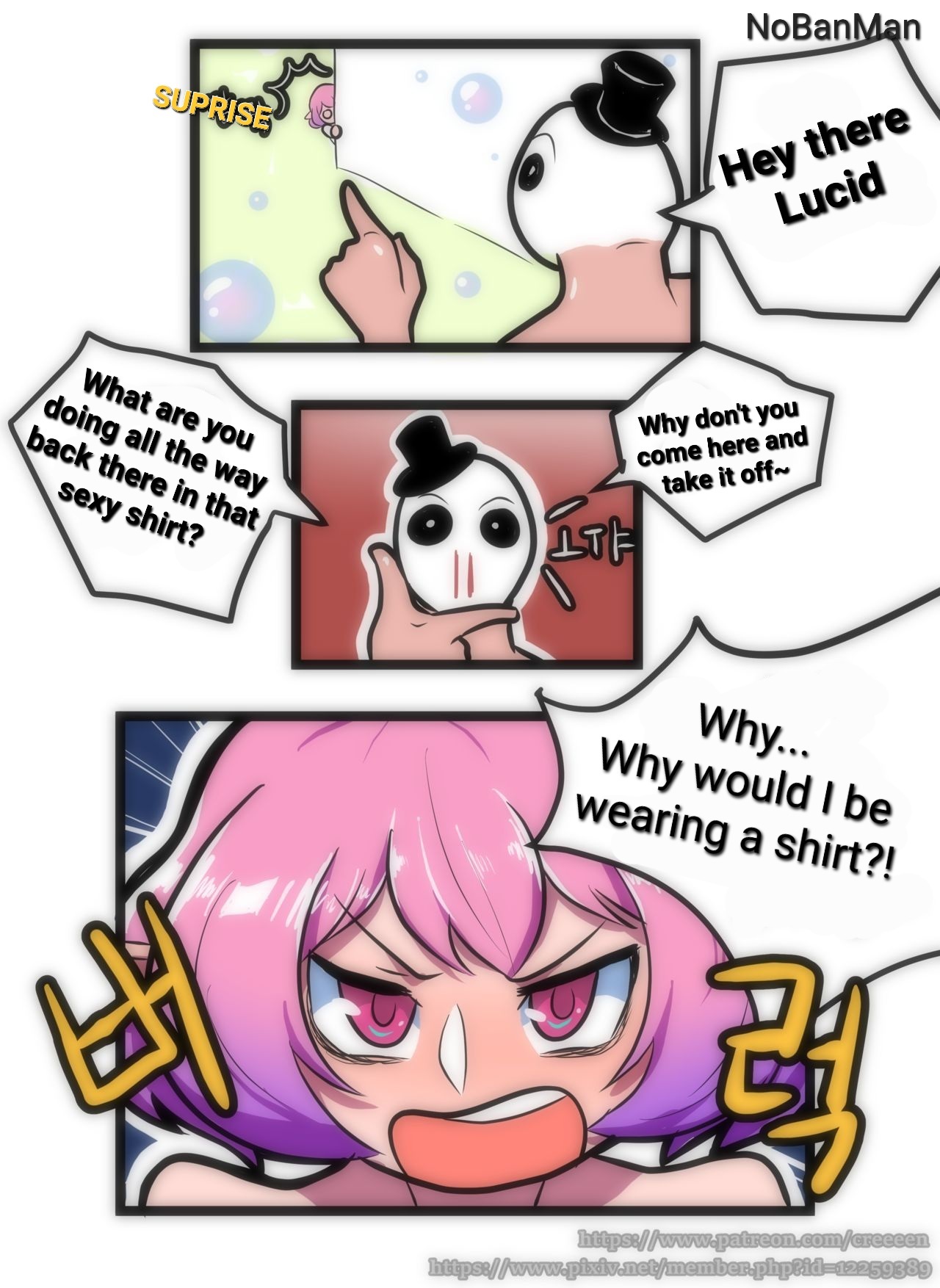 [Creeeen, NoBanMan[ Lucid vs Adversary (decensored) (English) image number 5