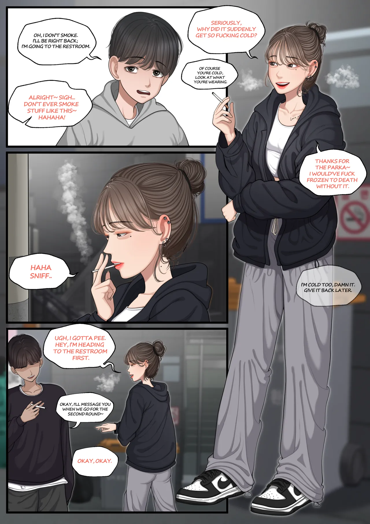 [OnThe] At a bar - Senior with a bad personality 1 & 2 (English) 画像番号 3