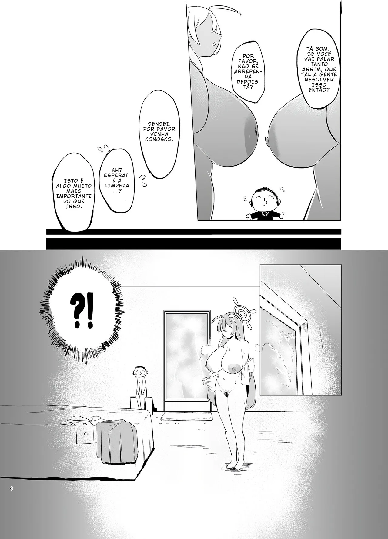 [Rugarer-House (Ruga Ossan)] Kivotos Mesu Kurabe Urawa Hanako VS Urawa Hanako (Blue Archive) [Portuguese-BR] [BLACKSUB] image number 5