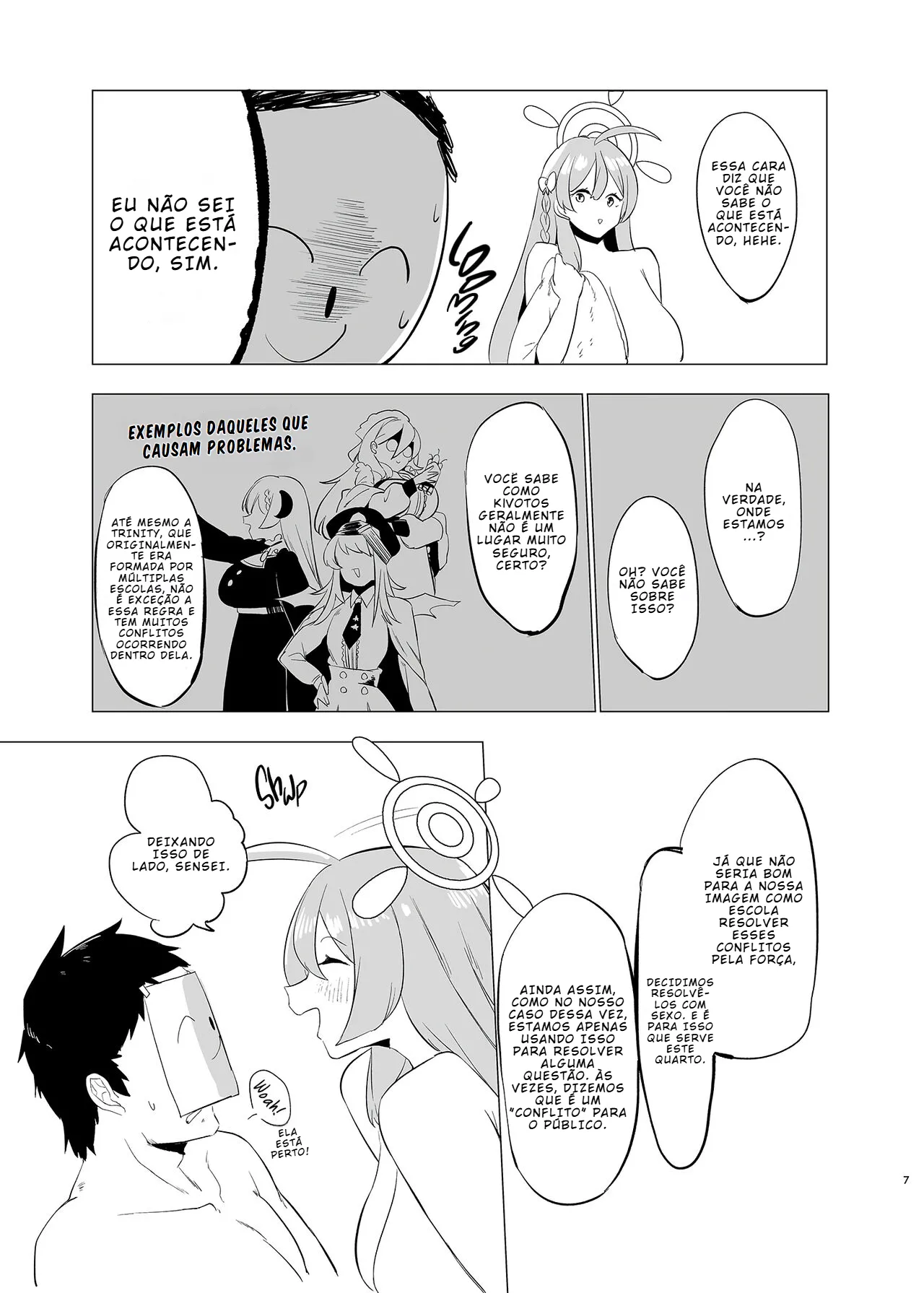 [Rugarer-House (Ruga Ossan)] Kivotos Mesu Kurabe Urawa Hanako VS Urawa Hanako (Blue Archive) [Portuguese-BR] [BLACKSUB] image number 6