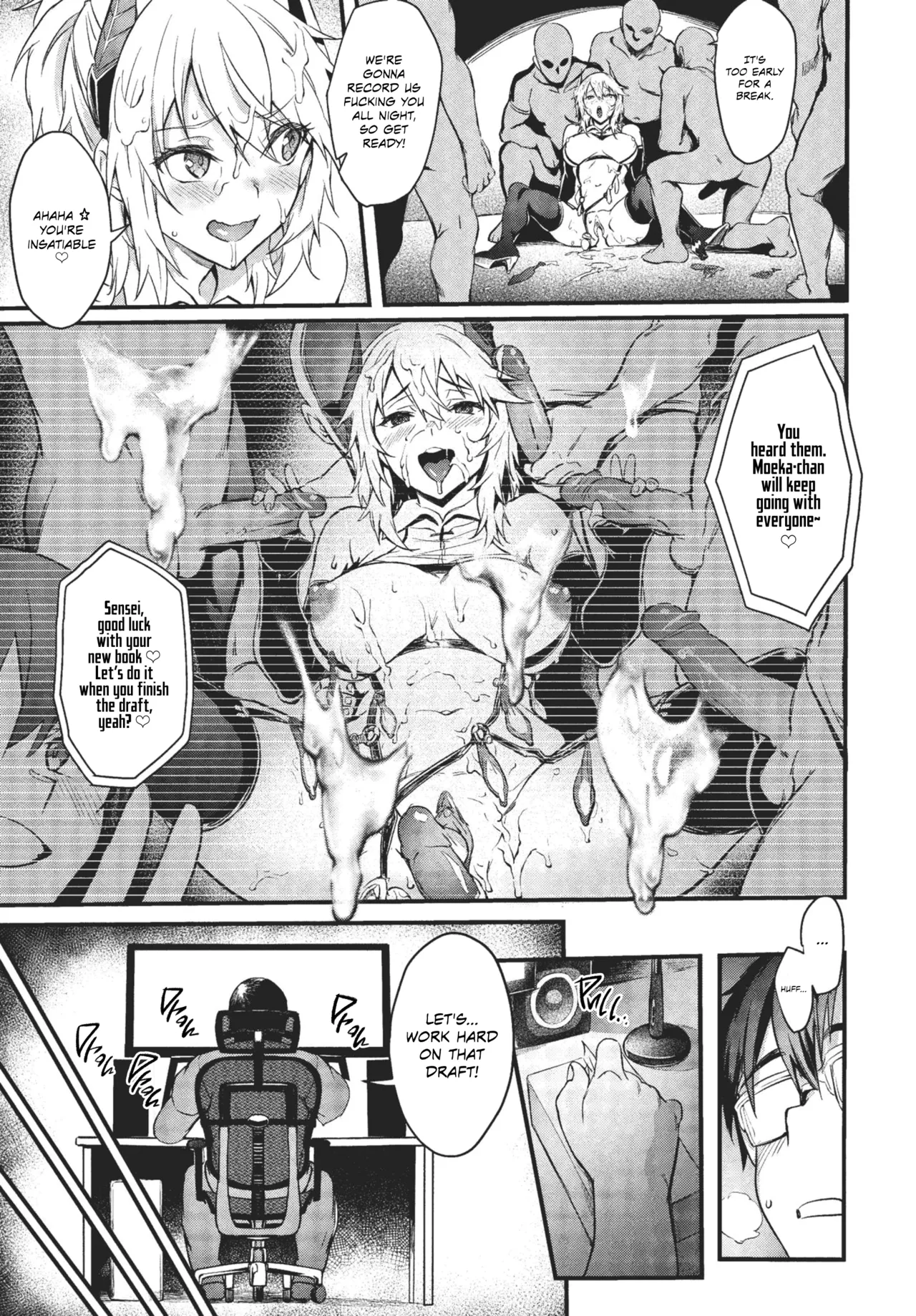 [Puyocha] Fanpakoraletter♥ | Fan Fucking Letter♥ (COMIC BAVEL 2022-08) [English] [Omega Scans] [Digital] image number 27