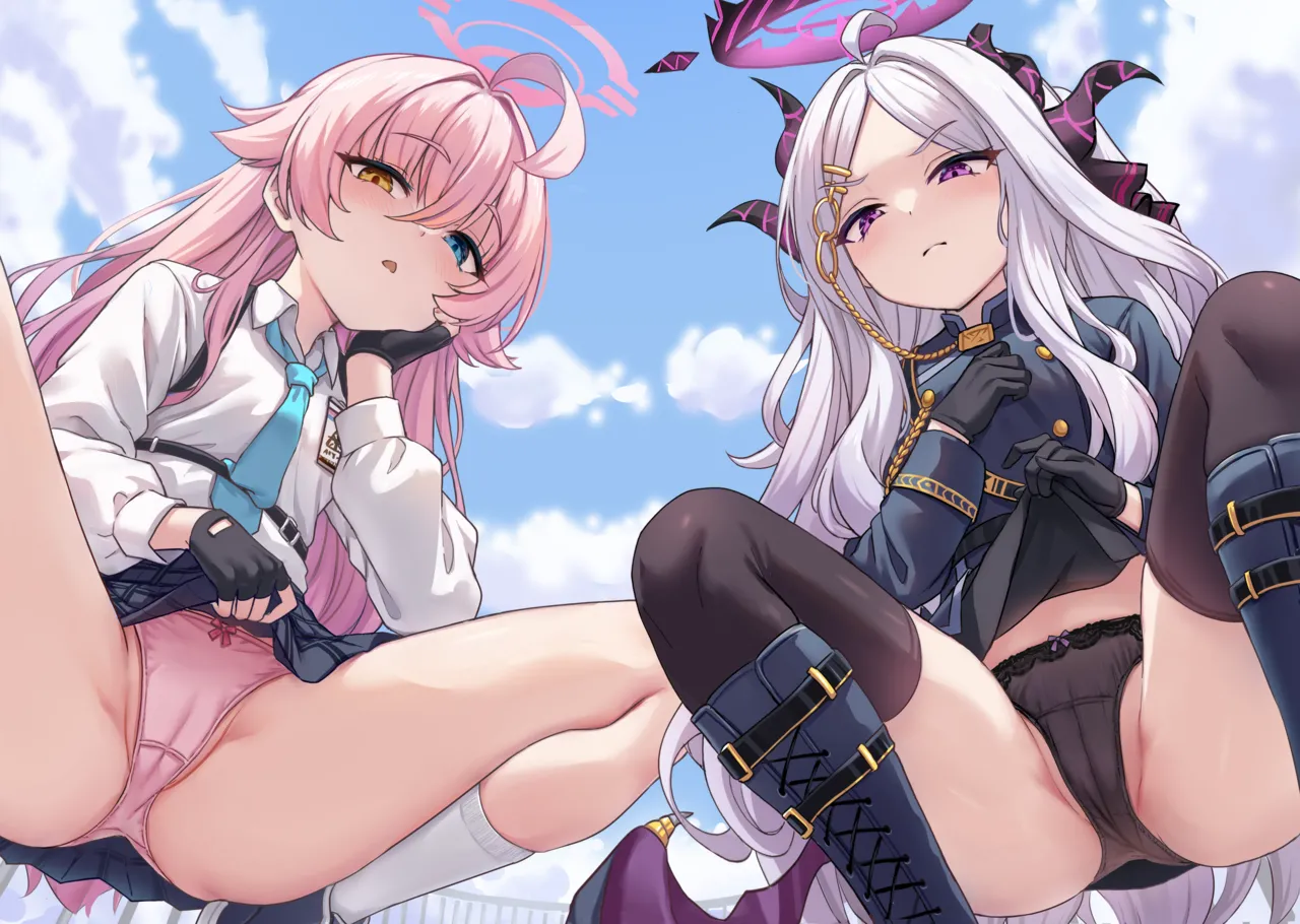 [ミルクセーキ] 屋上で先Oと交わしたヒミツ (ブルーアーカイブ) 画像番号 2