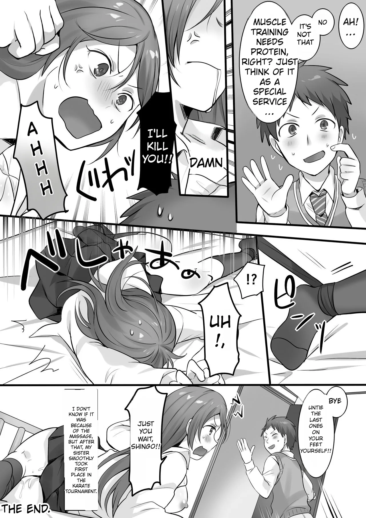 [Fafafalabel (Hiiragi Popura)] I Tried Giving a Sensual Massage to My Older Sister, Who’s Ranked #2 Nationwide in Karate - Ready to Be Killed for It. [English] [Comics Enjoyer] 이미지 번호 26