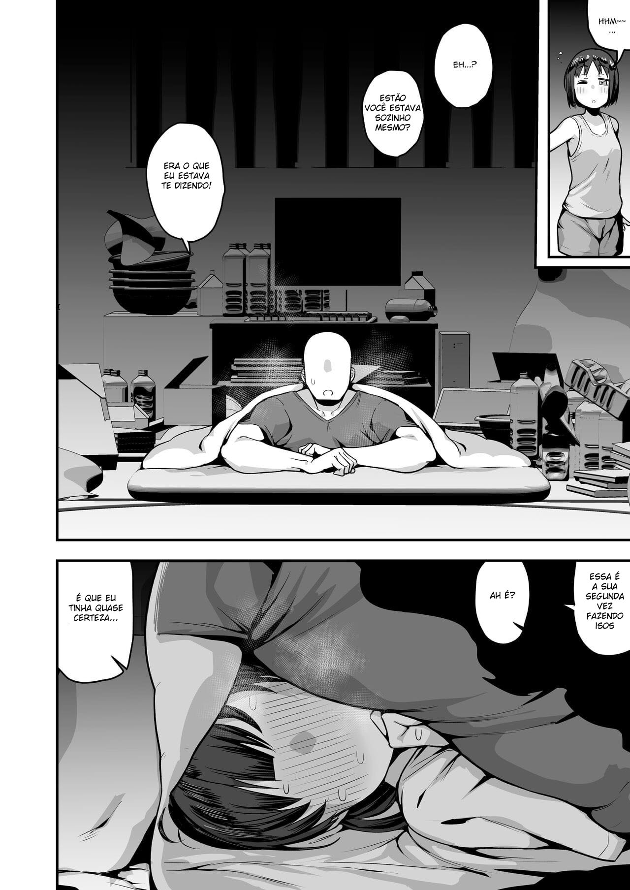 [Anon's Flood Myth (Anon 2-okunen)] Imouto no Tomodachi ga Dosukebe Taishuu Feti Sugite, InCha no Ore to Kikenbi Nakadashi Hamemakuri [Portuguese-BR] [Decensored] 画像番号 74