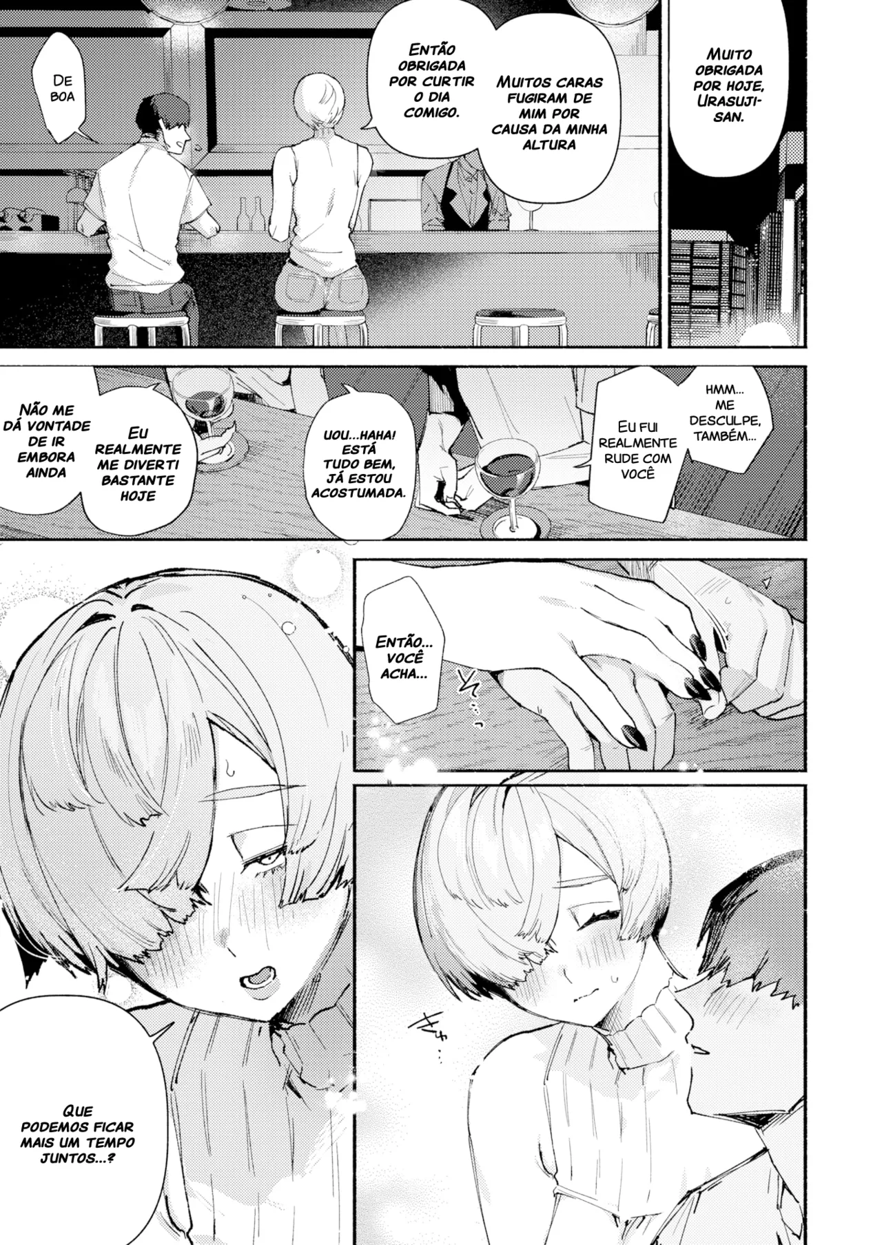 [Nikubou Maranoshin] Dekaku te Kowaku te Eroi Ona (COMIC Kairakuten 2025-5) [Portuguese-BR] [Descensored] image number 9