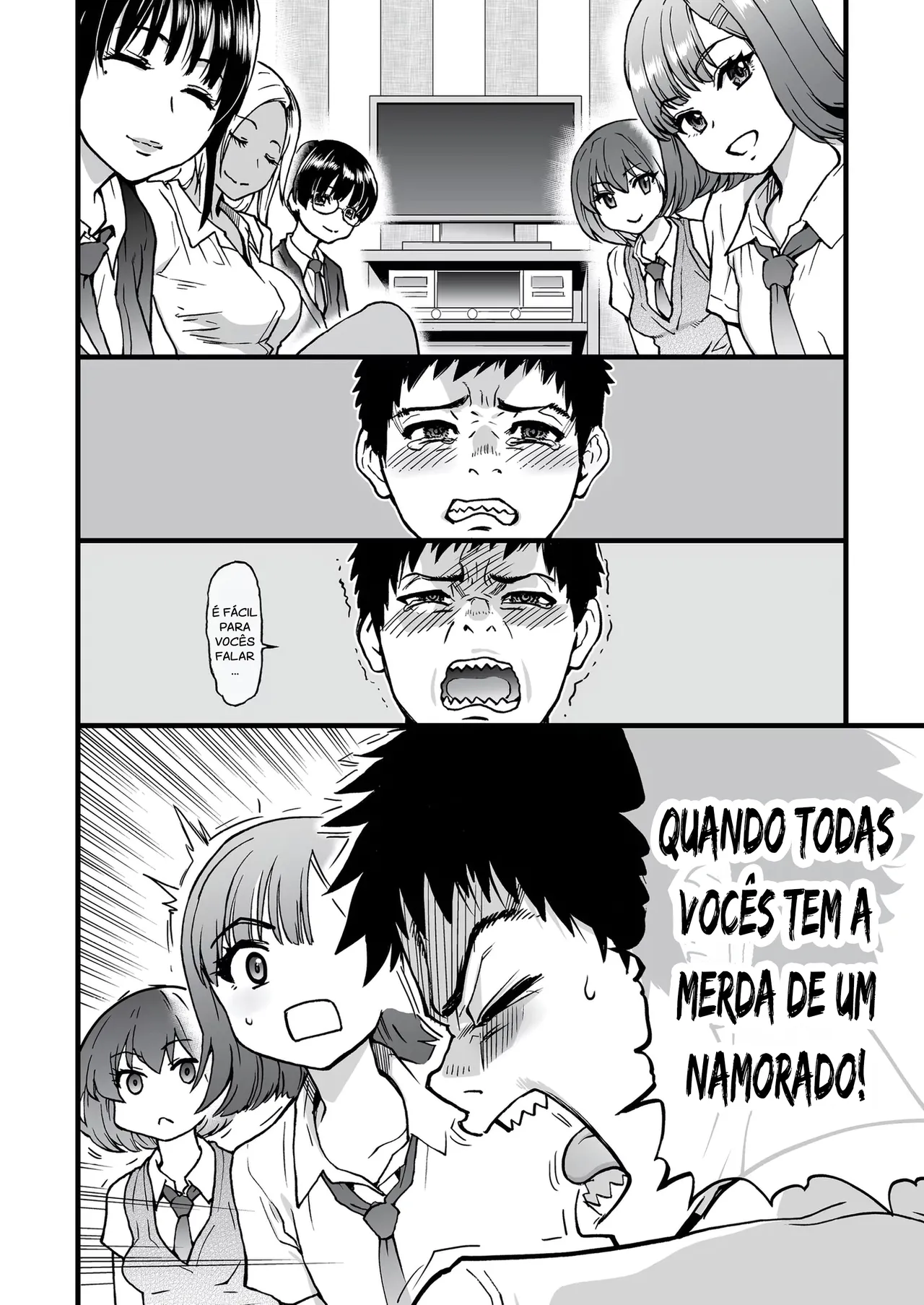 [Okina Keikaku (Shiwasu no Okina)] 100-Kai Furareta Zetsubou-teki ni Motenai Ore o Awarenda Kareshi Ari Onna Tomodachi ga Nandemo Eroi Koto Yarasete Kureta!! [Portuguese-BR] [Decensored] [Digital] 图片编号 9