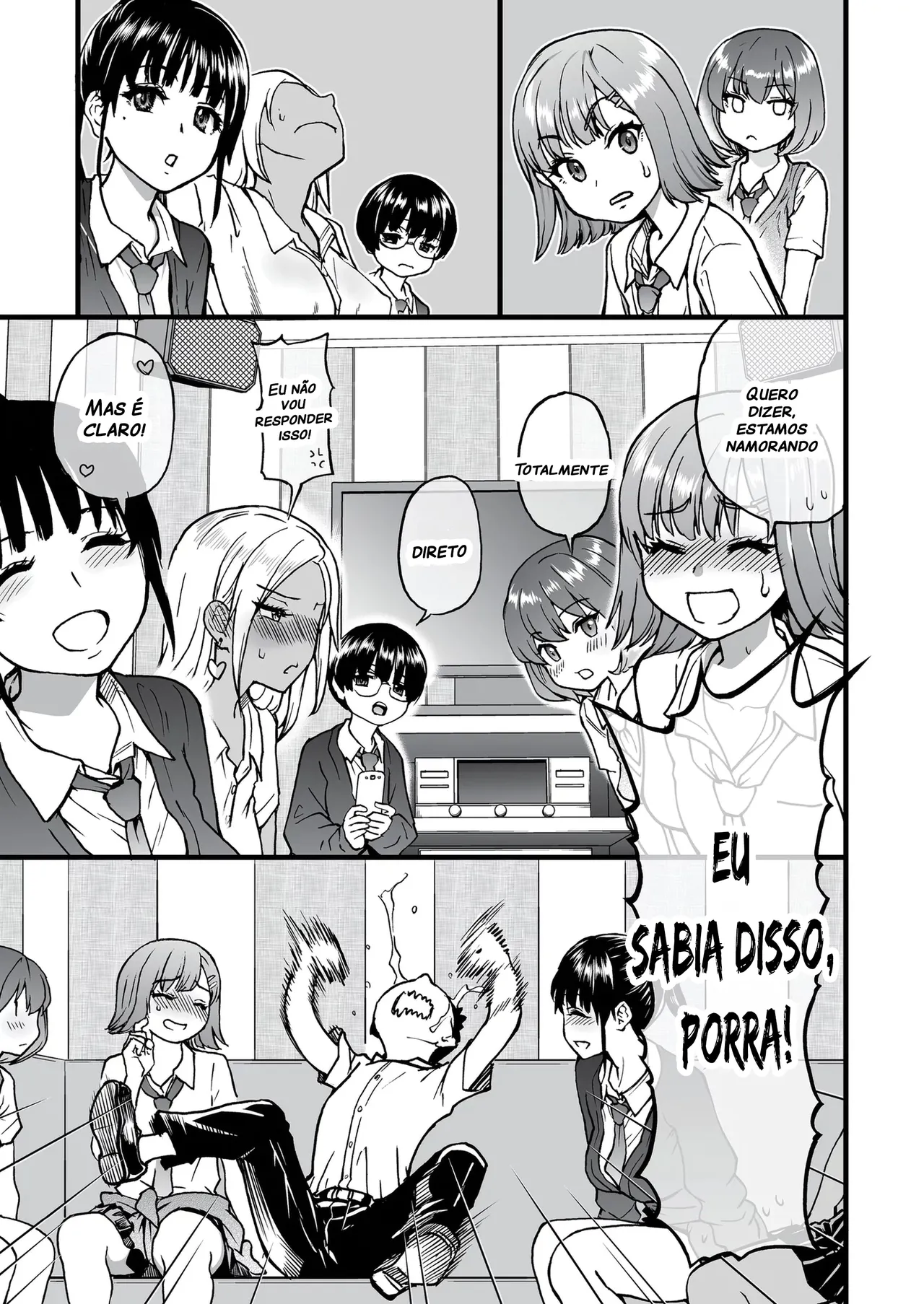 [Okina Keikaku (Shiwasu no Okina)] 100-Kai Furareta Zetsubou-teki ni Motenai Ore o Awarenda Kareshi Ari Onna Tomodachi ga Nandemo Eroi Koto Yarasete Kureta!! [Portuguese-BR] [Decensored] [Digital] 图片编号 14