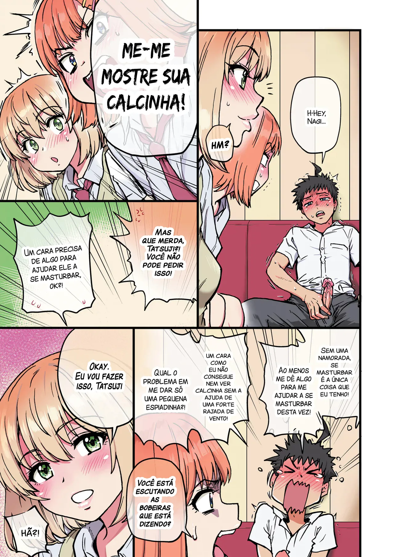 [Okina Keikaku (Shiwasu no Okina)] 100-Kai Furareta Zetsubou-teki ni Motenai Ore o Awarenda Kareshi Ari Onna Tomodachi ga Nandemo Eroi Koto Yarasete Kureta!! [Portuguese-BR] [Decensored] [Digital] 图片编号 20