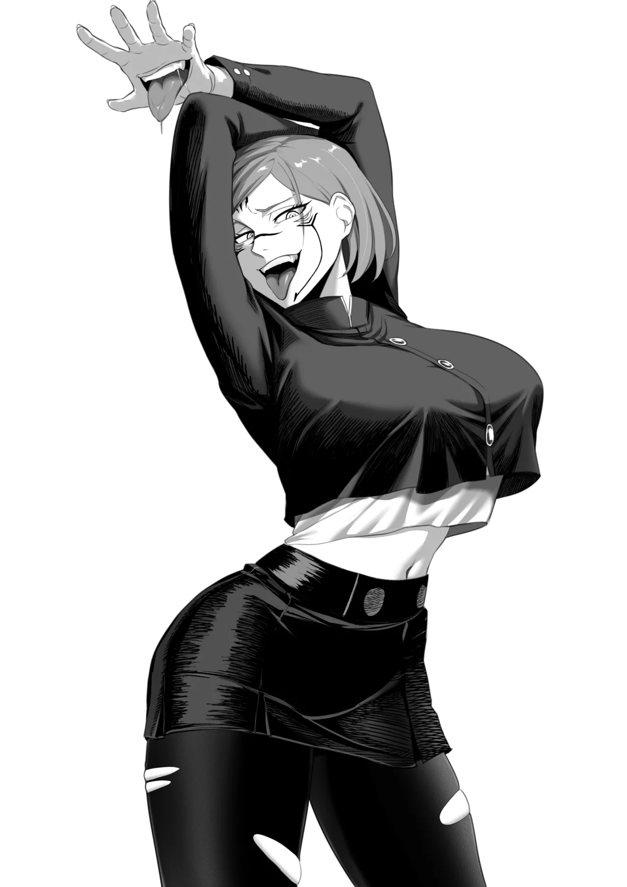 [NesZ] Bad Nobara (Jujutsu Kaisen) [uncensored+HQ] Color by: proyectoanimeh image number 2