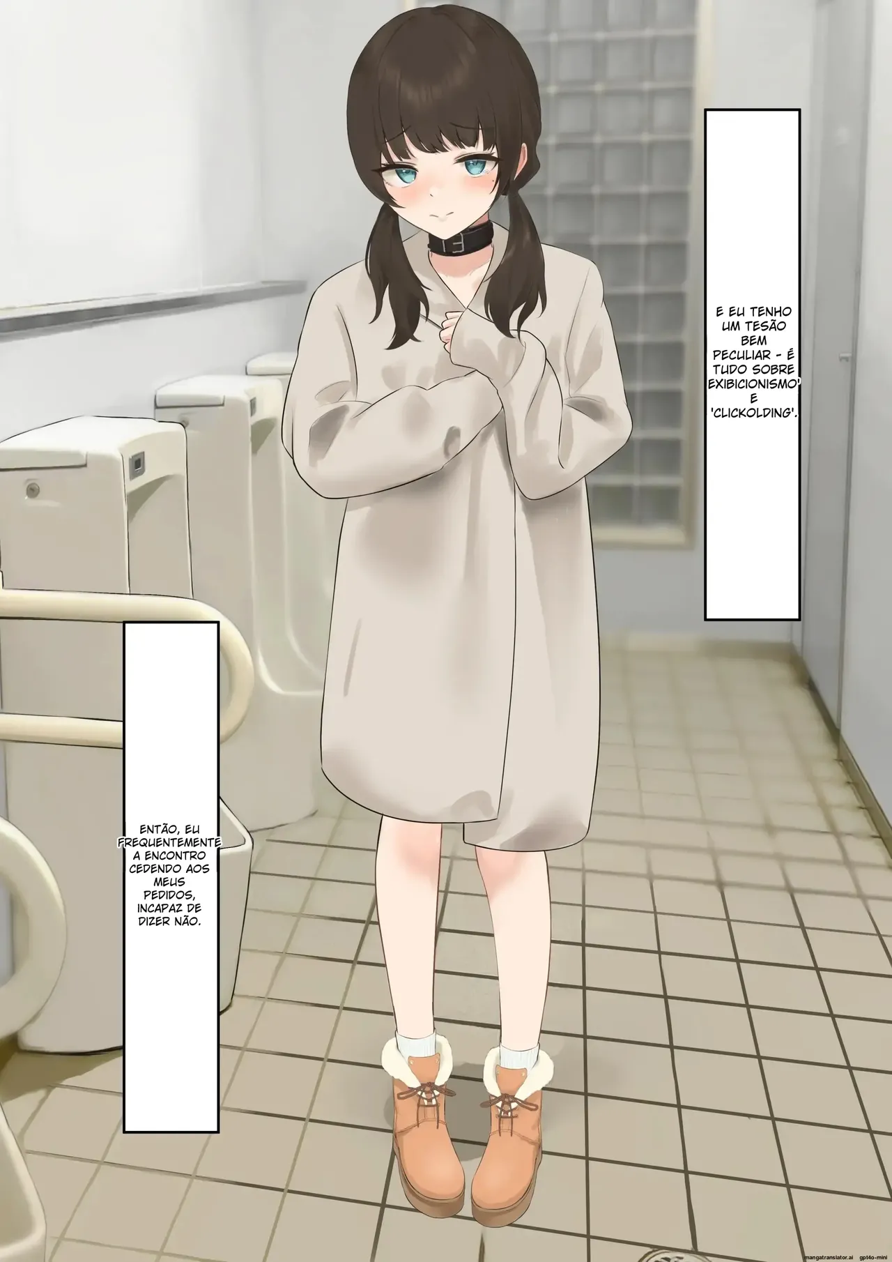 [Mukade Koban (Mukade Yuki)] Iinari Kanojo ~Koushuu Toilet Netorase~ | Namorada submissa ~Traição em banheiro público~ [Portuguese-BR] 이미지 번호 2