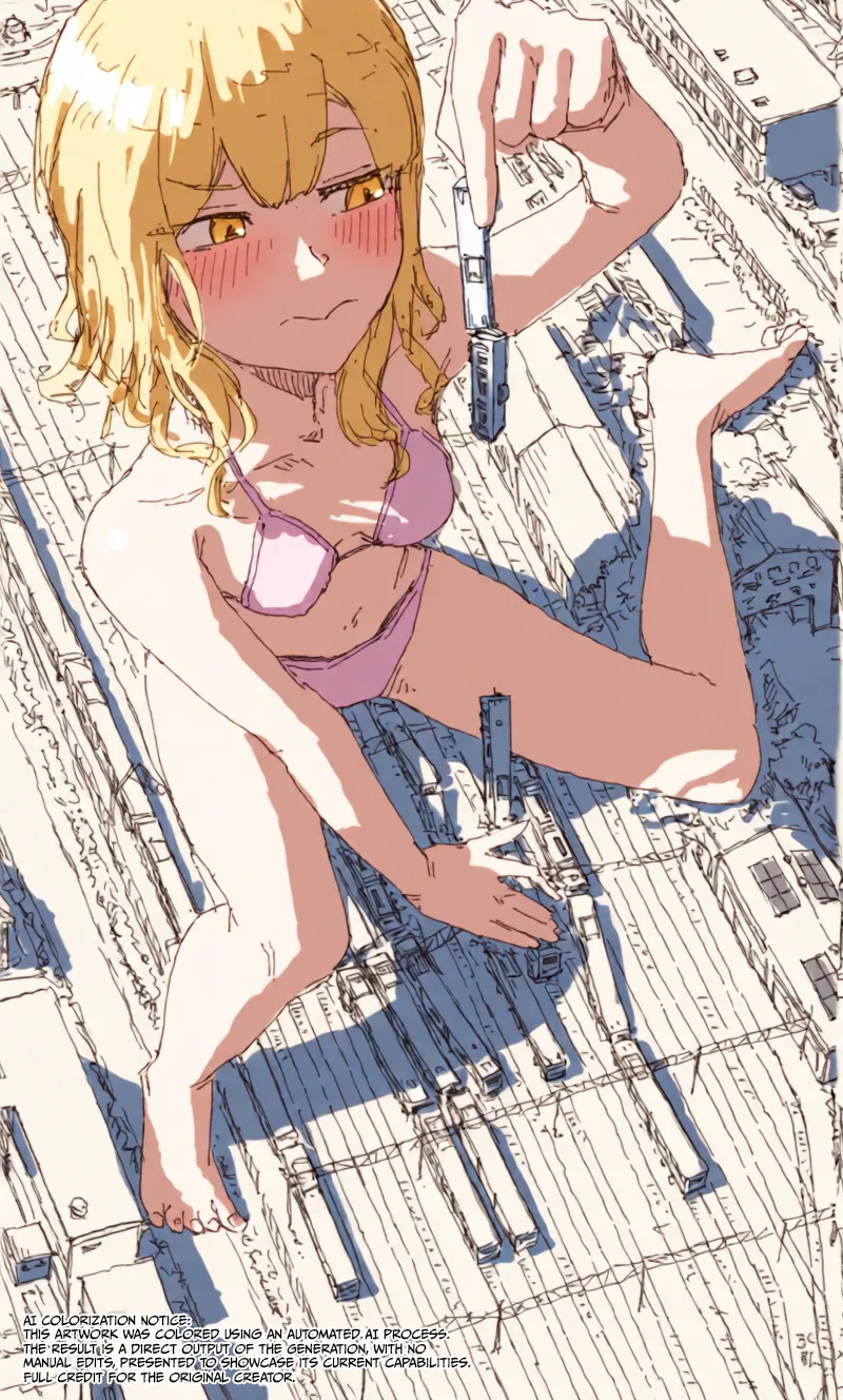 [rock_suno] Giantess - Pixiv Request [English] [AI Colored] numero di immagine  1