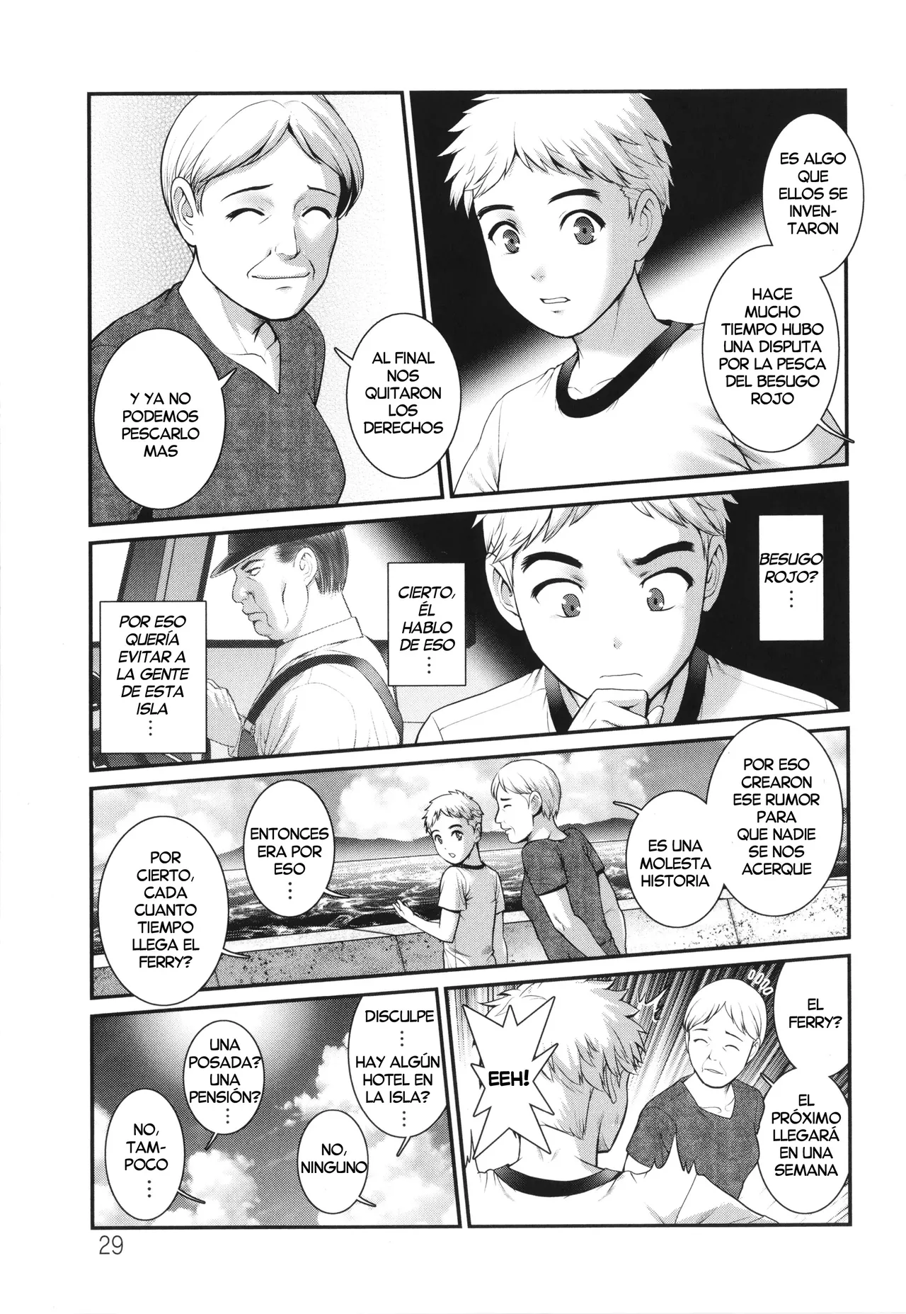 [Saigado] Meshibe no Sakihokoru Shima de (Chap. 2) | Una Isla donde florecen los Pistilos (Cap. 2) [Spanish] [Digital][Harenchi no Fansub] image number 7