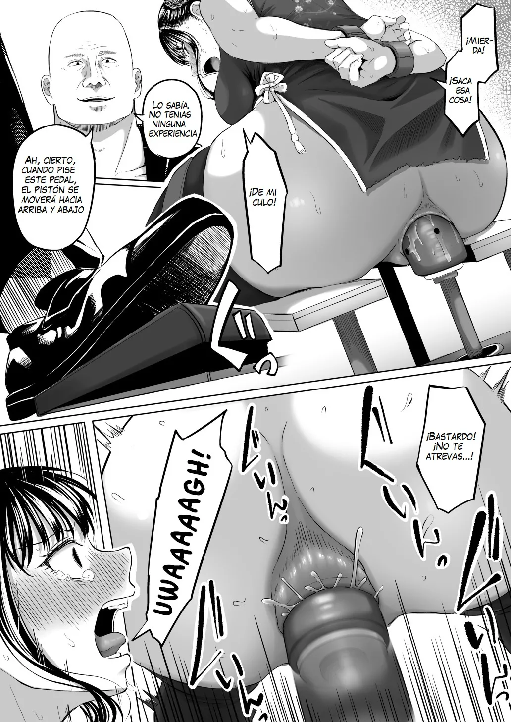 [Kurogoma Seizou Koujou (Goma Gorilla)] Shiriana Benjo Kai [Spanish] 图片编号 15