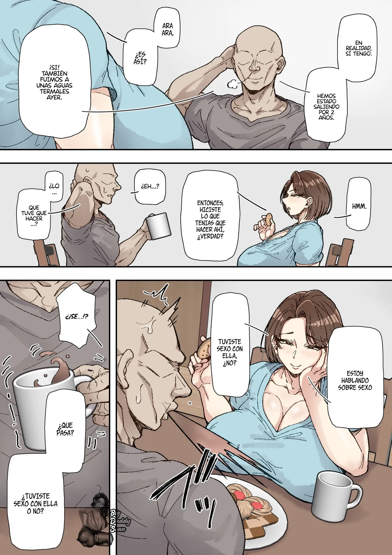 [Marui Square] Morikawa Minako (42) Beit-saki no Deka Chin-kun ni Assari Kan Ochi｜Morikawa Minako (42) Se Enamora De La Polla De Su Companero De Trabajo De Medio Tiempo [Spanish] [BigDaddy Scan] 이미지 번호 4