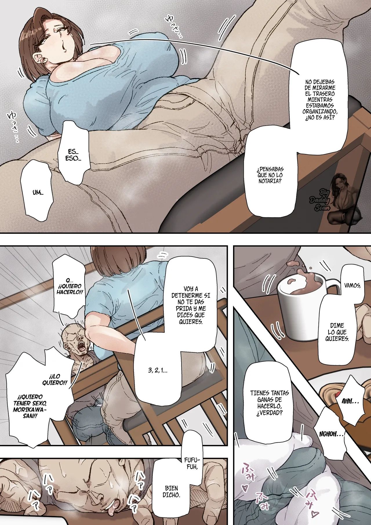 [Marui Square] Morikawa Minako (42) Beit-saki no Deka Chin-kun ni Assari Kan Ochi｜Morikawa Minako (42) Se Enamora De La Polla De Su Companero De Trabajo De Medio Tiempo [Spanish] [BigDaddy Scan] 이미지 번호 7