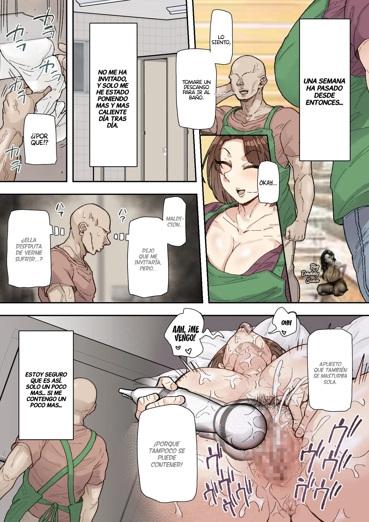 [Marui Square] Morikawa Minako (42) Beit-saki no Deka Chin-kun ni Assari Kan Ochi｜Morikawa Minako (42) Se Enamora De La Polla De Su Companero De Trabajo De Medio Tiempo [Spanish] [BigDaddy Scan] 이미지 번호 15