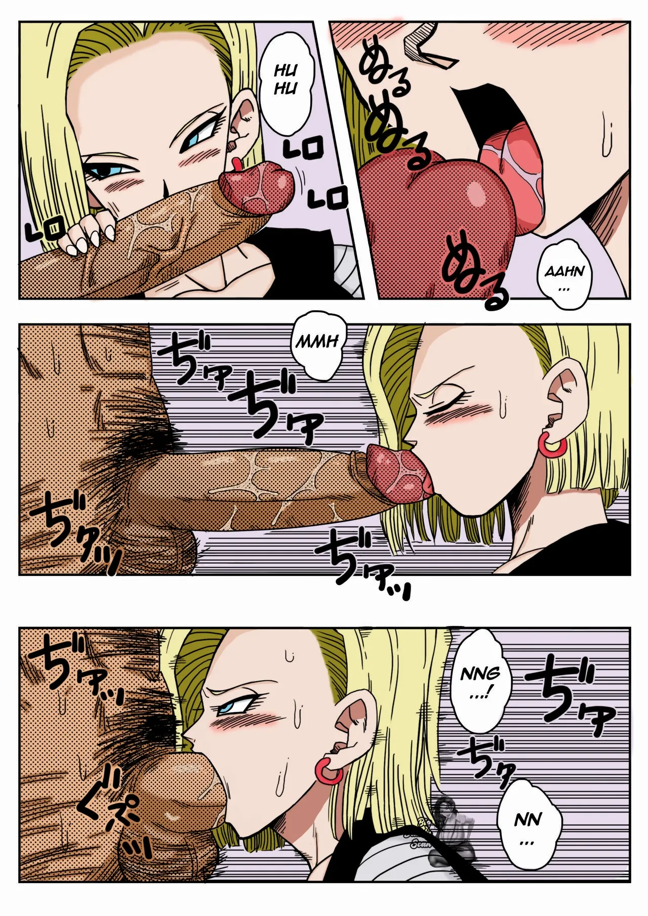 [Yamamoto] Mr. Satan vs Android 18 (Dragon Ball Z) [Español] [BigDaddy Scan] [Sin Censura] numero di immagine  6