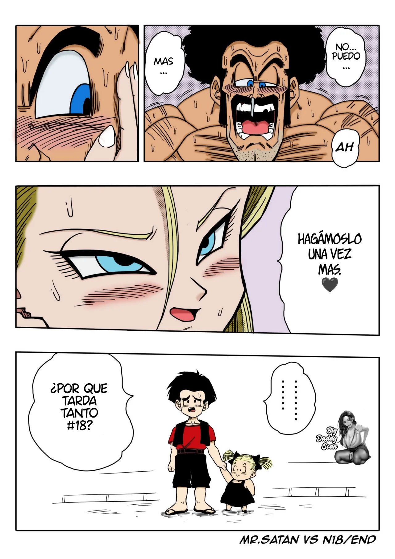[Yamamoto] Mr. Satan vs Android 18 (Dragon Ball Z) [Español] [BigDaddy Scan] [Sin Censura] numero di immagine  14